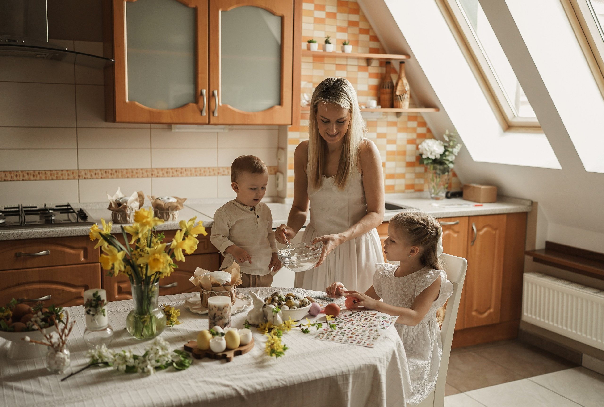 «Накануне Светлой Пасхи». Фотограф материнства Лена Олюнина Фотограф Калининград
