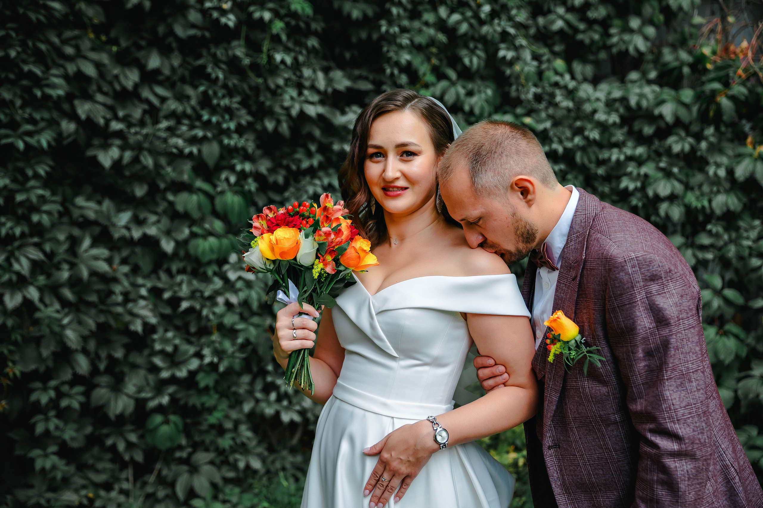 Максим и Светлана. Хабаровск. Сентябрь. Яркое солнце и проливной осенний дождь. Свадебный фотограф в Хабаровске