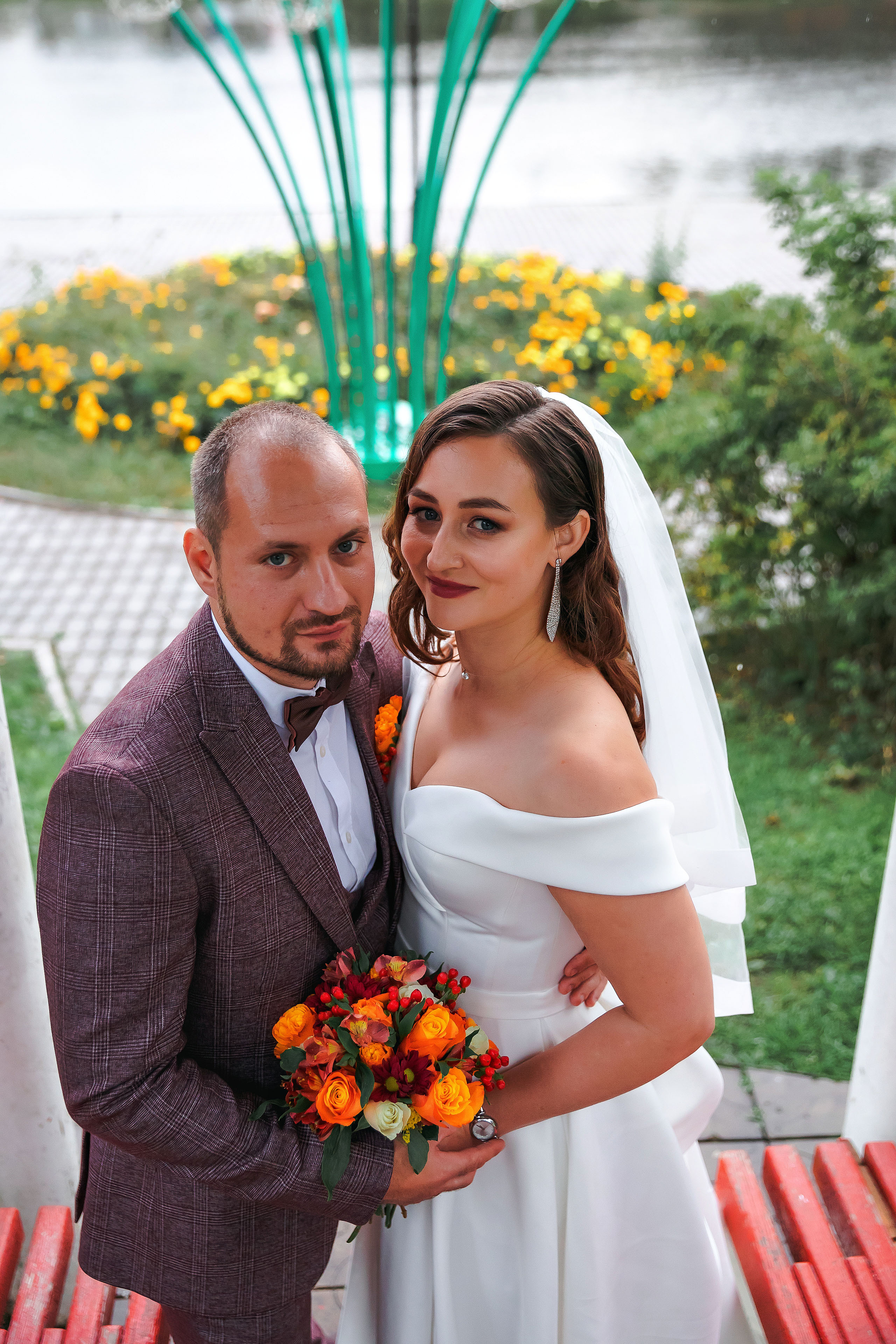 Максим и Светлана. Хабаровск. Сентябрь. Яркое солнце и проливной осенний дождь. Свадебный фотограф в Хабаровске