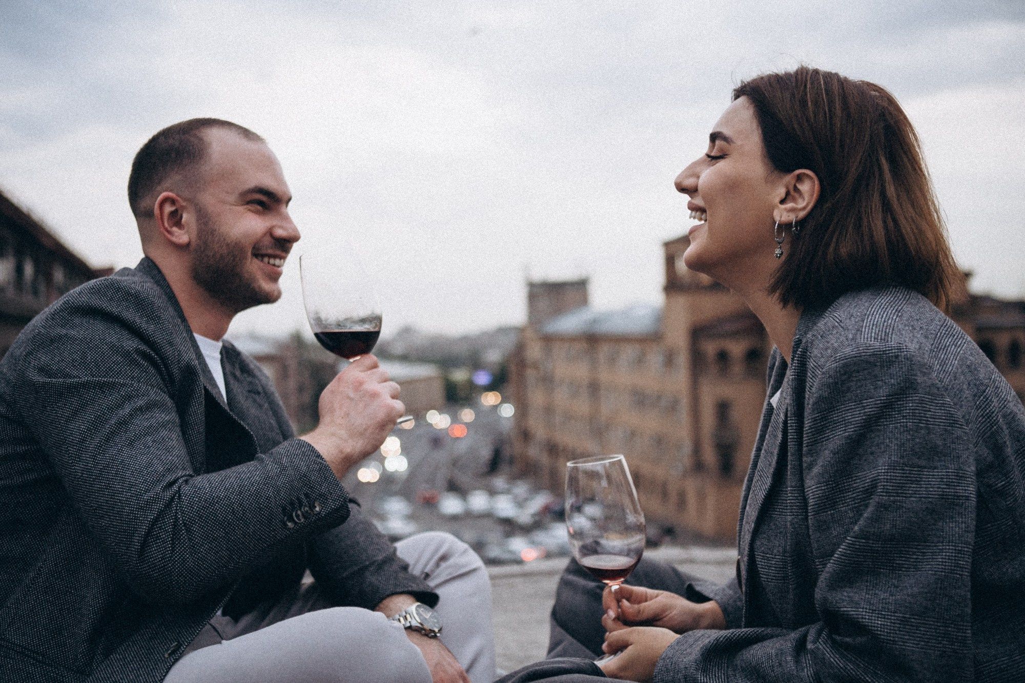 Пить вино на крыше. Даша Яковенко Фотограф Спб