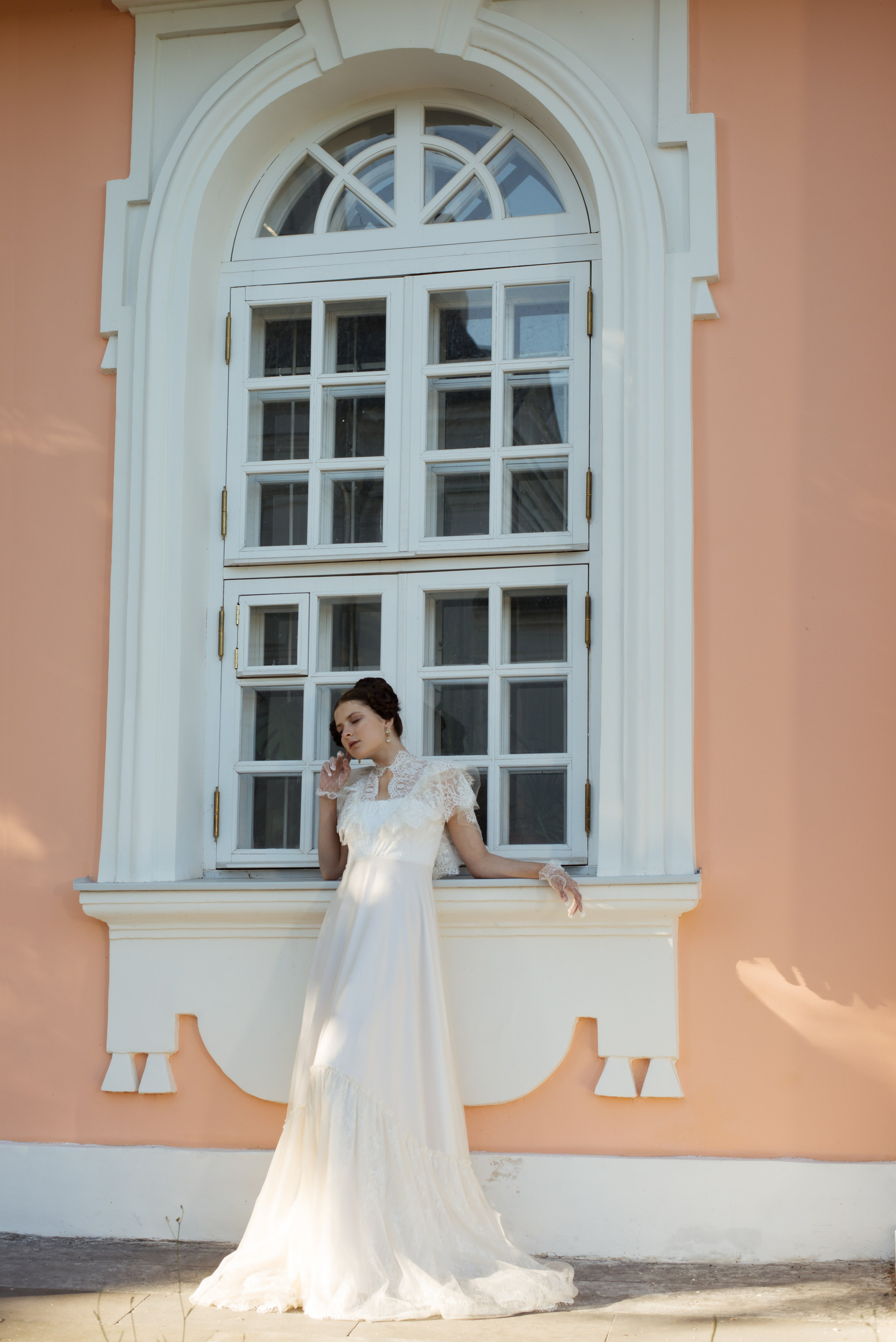 Историческая фотосессия в образе из 19 века в Кусково