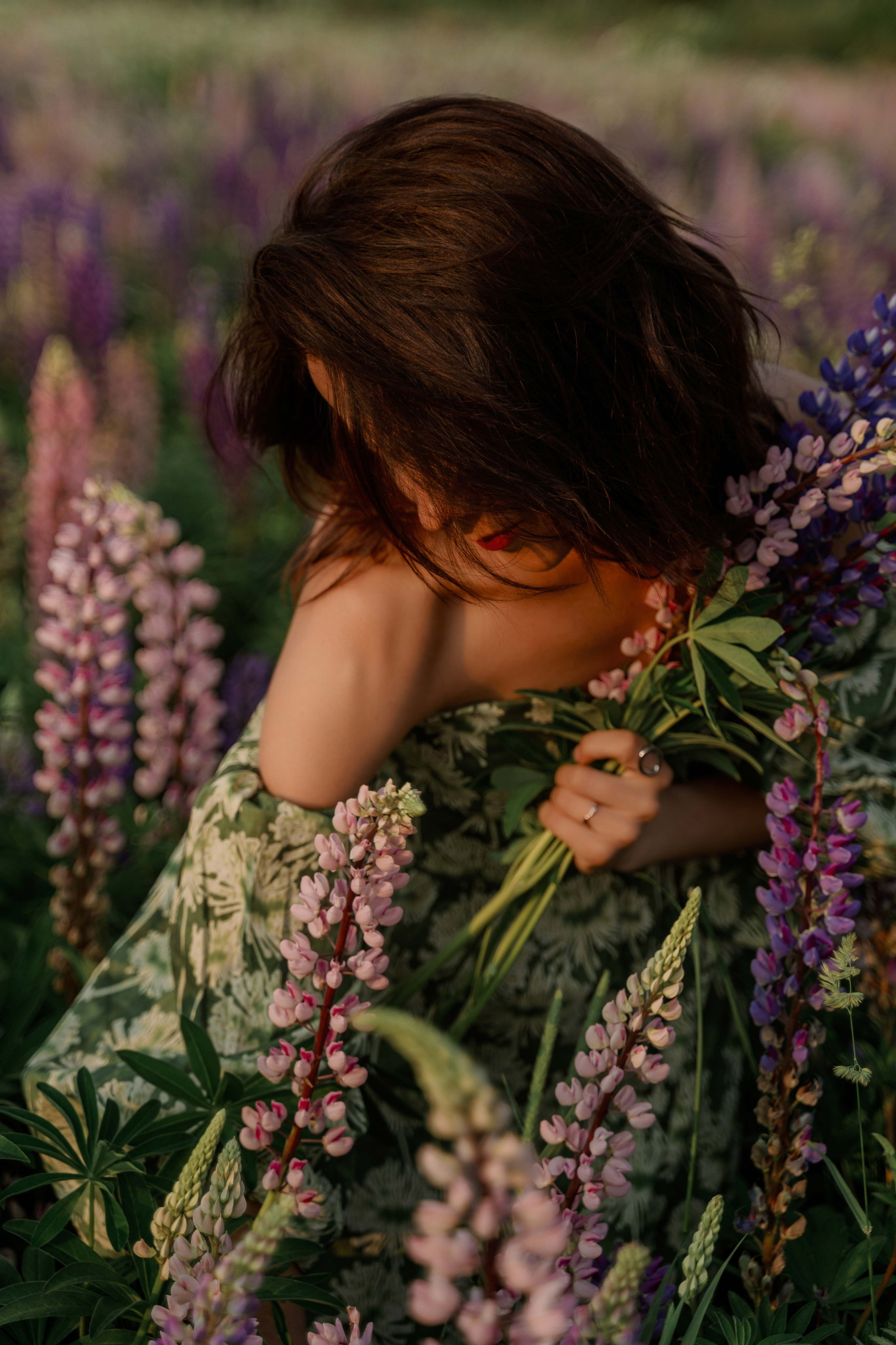 Наташа и люпины. Фотограф и видеограф в Москве и Абу Даби Мария Кулагина