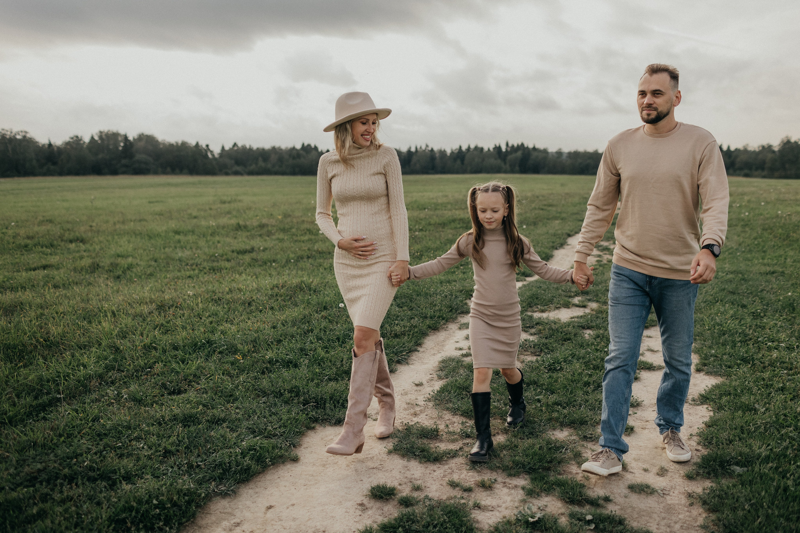 Паша, Наташа и Алиса. Семейный домашний фотограф Москва Зеленоград Настя Маркова