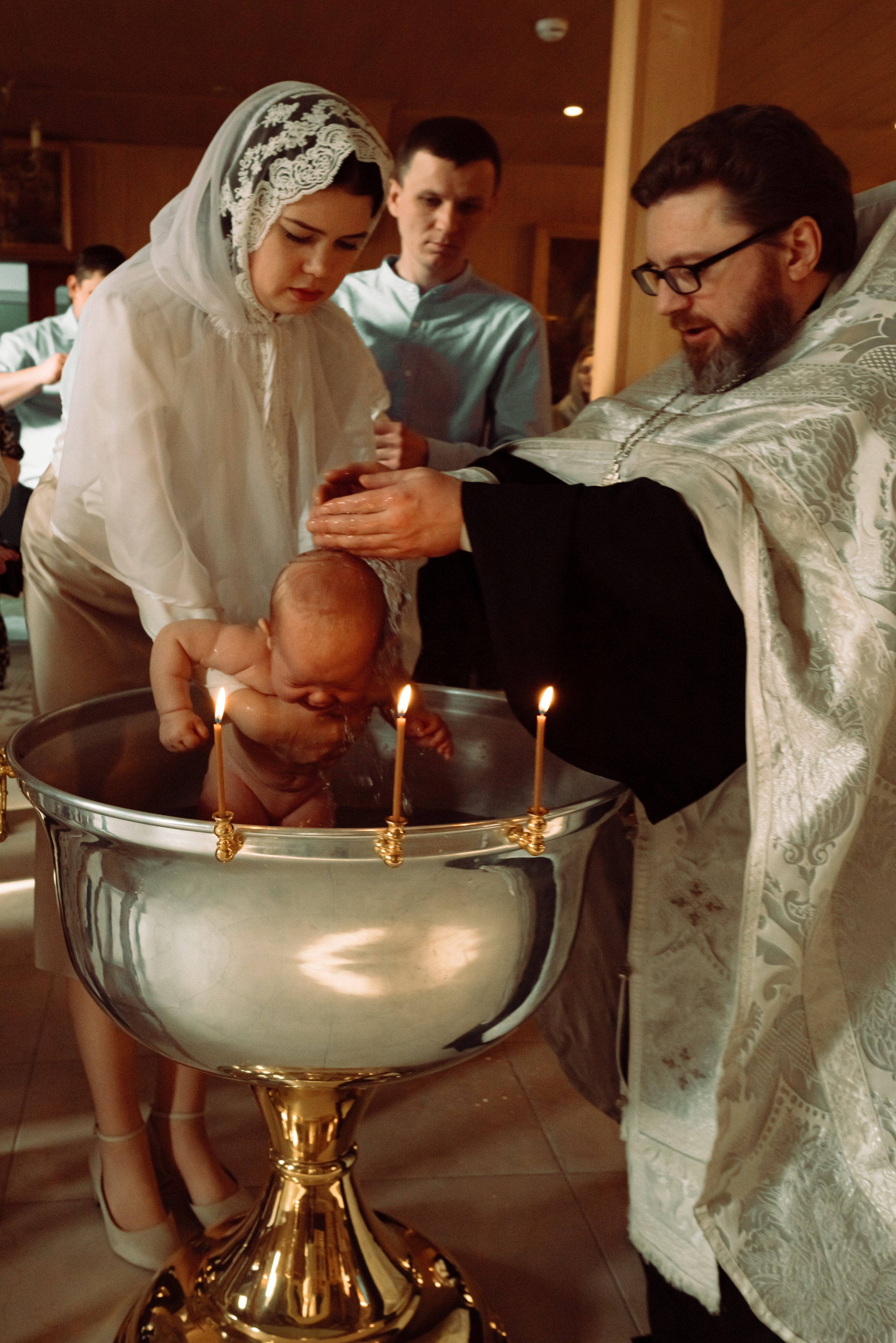 Крещение Амелии. Фотограф новорожденных в Норильске Виктория Шагалиева