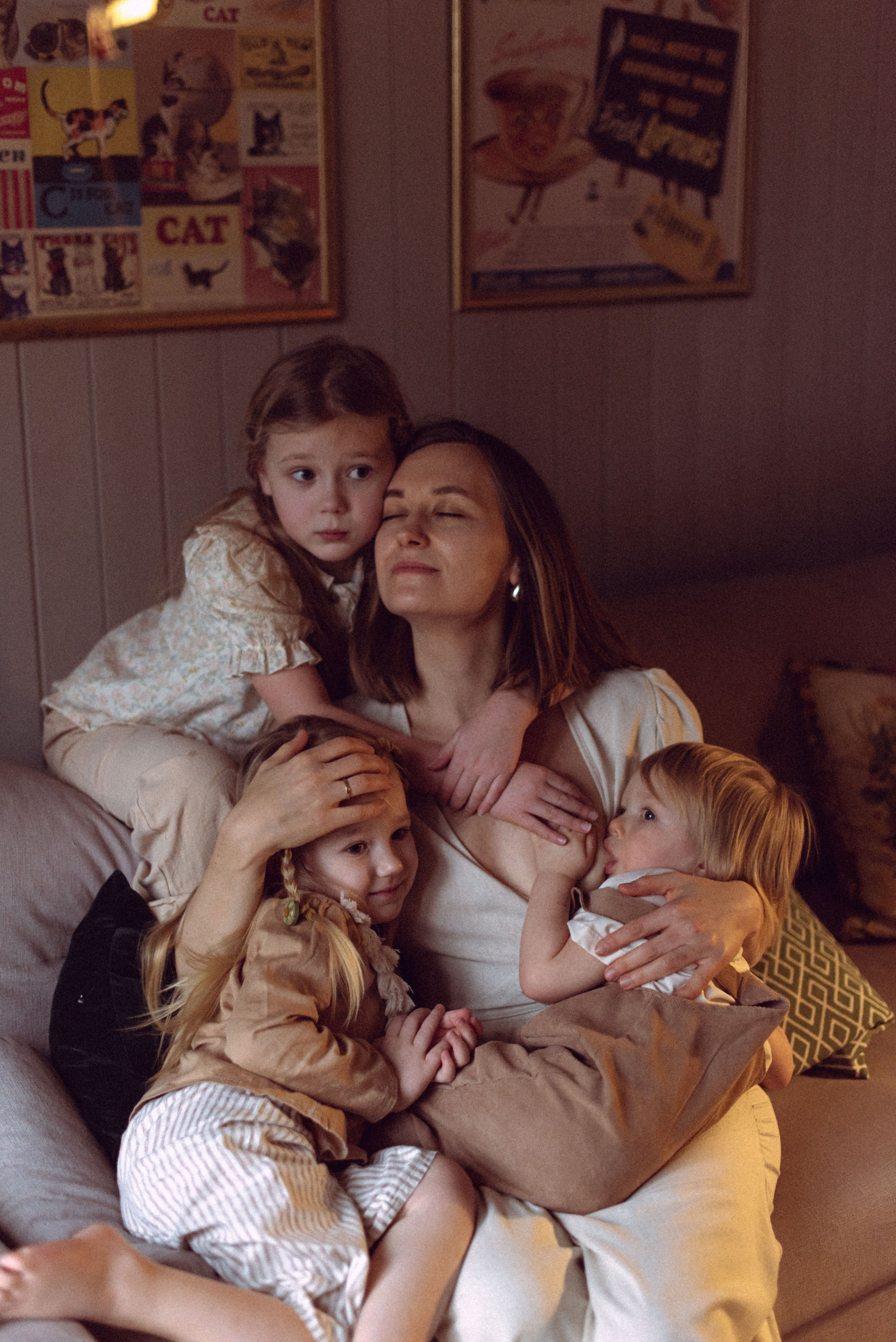 Даша с детками. Женский фотограф в Москве и МО