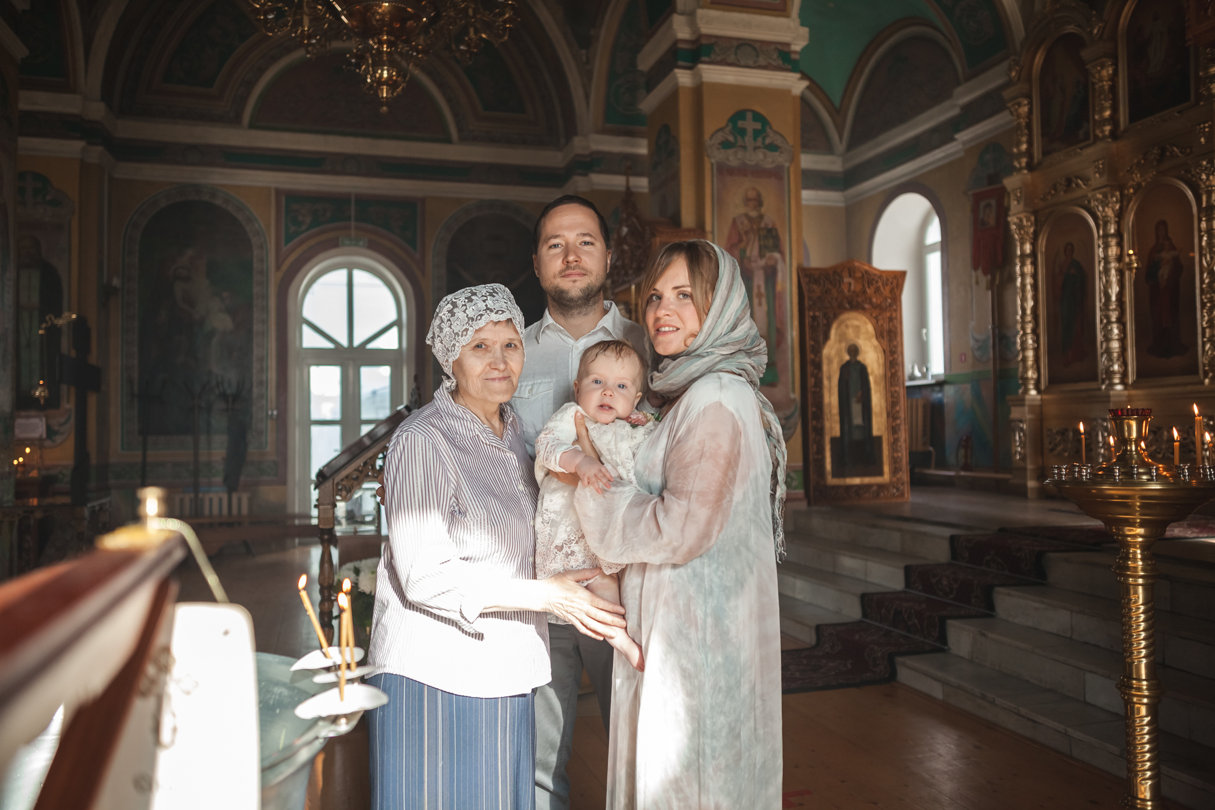 Таинство крещения Евы. Фотограф на крещение и венчание в Самаре и Тольятти Елена Арди