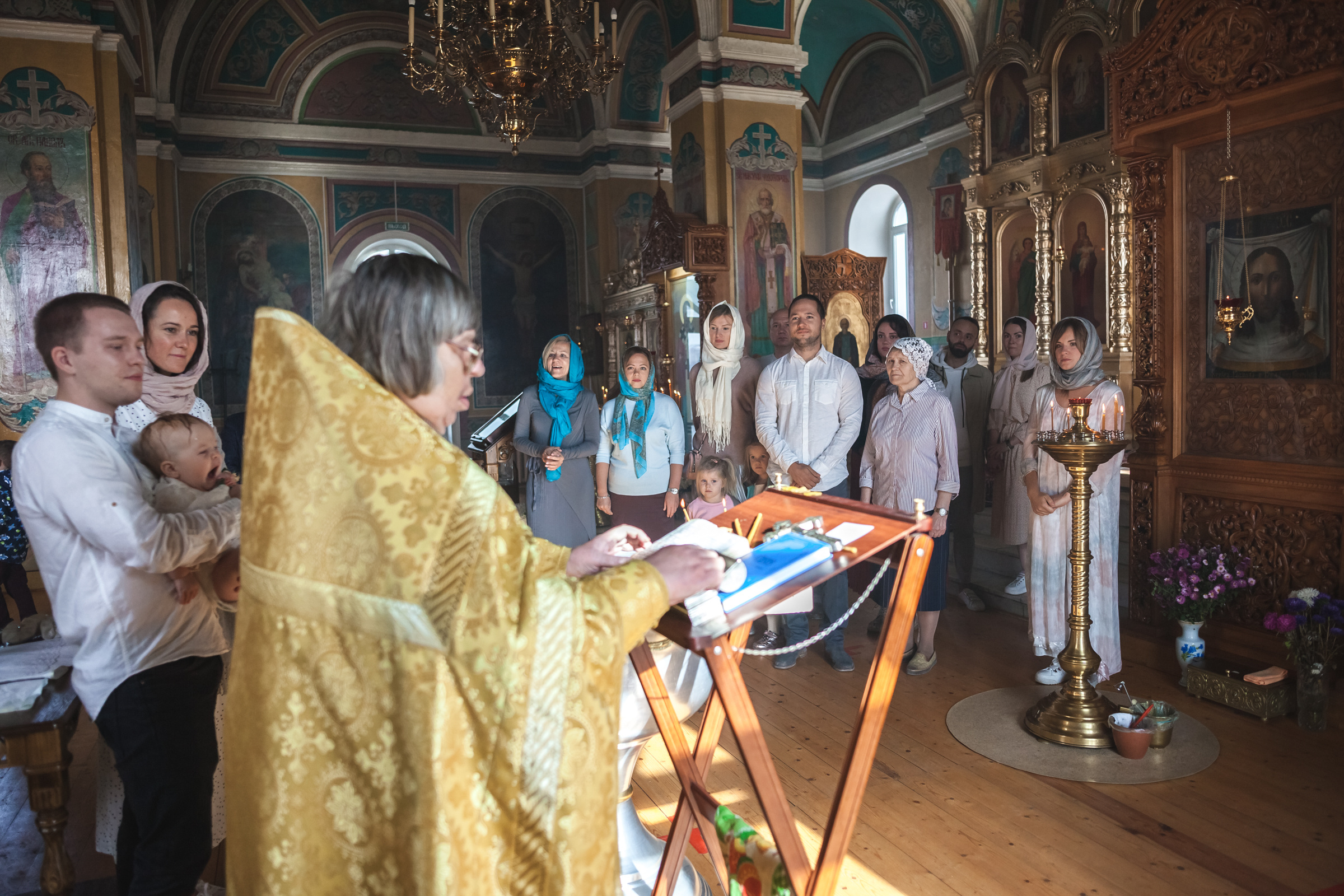 Таинство крещения Евы. Фотограф на крещение и венчание в Самаре и Тольятти Елена Арди