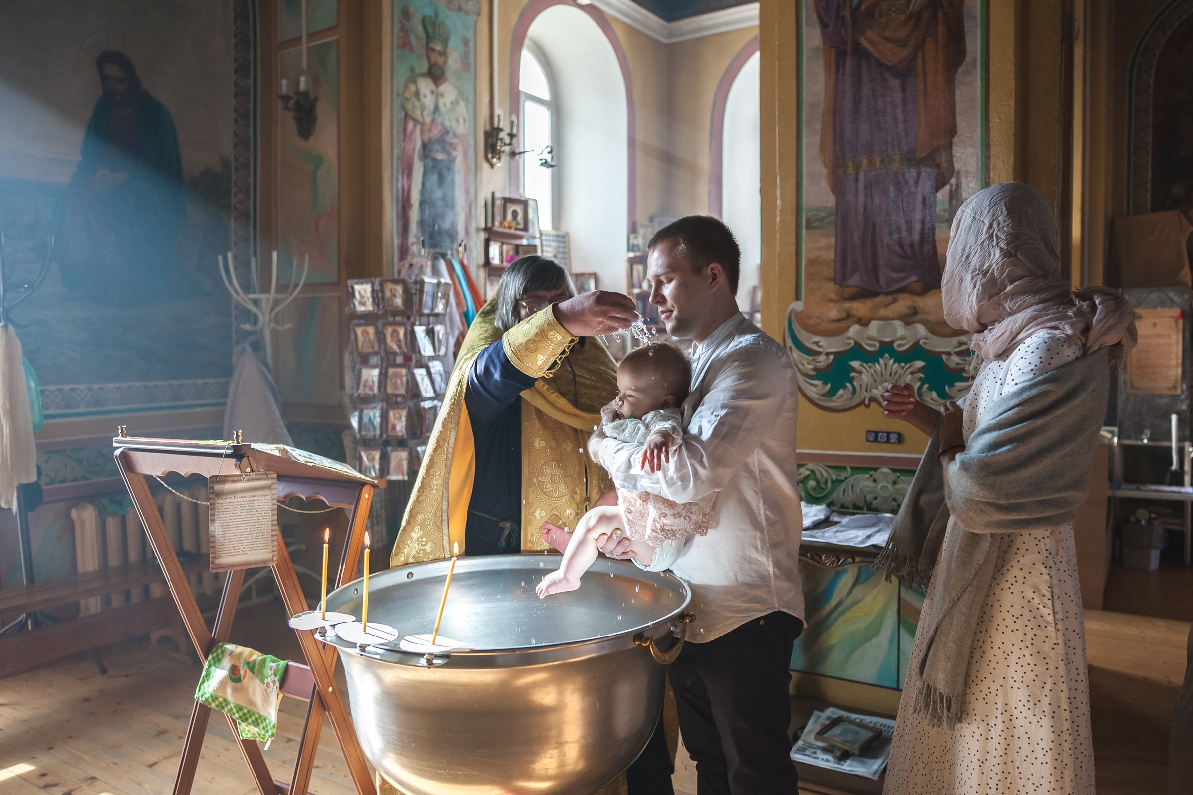 Таинство крещения Евы. Фотограф на крещение и венчание в Самаре и Тольятти Елена Арди