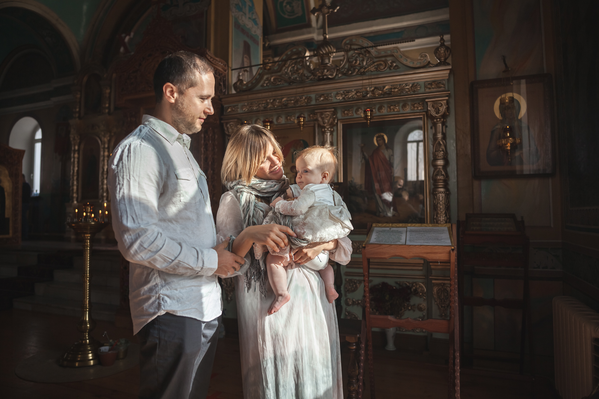 Таинство крещения Евы. Фотограф на крещение и венчание в Самаре и Тольятти Елена Арди