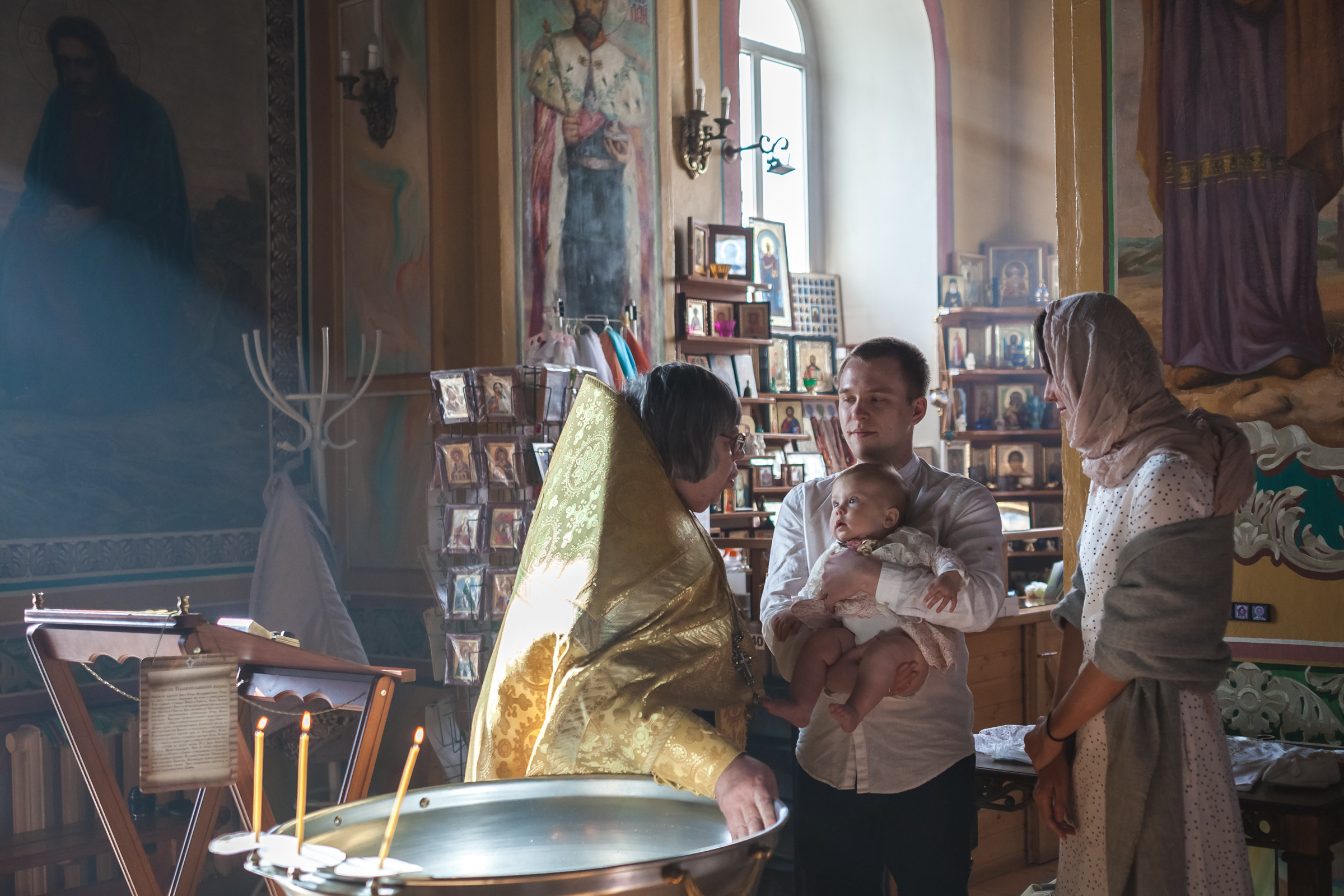 Таинство крещения Евы. Фотограф на крещение и венчание в Самаре и Тольятти Елена Арди