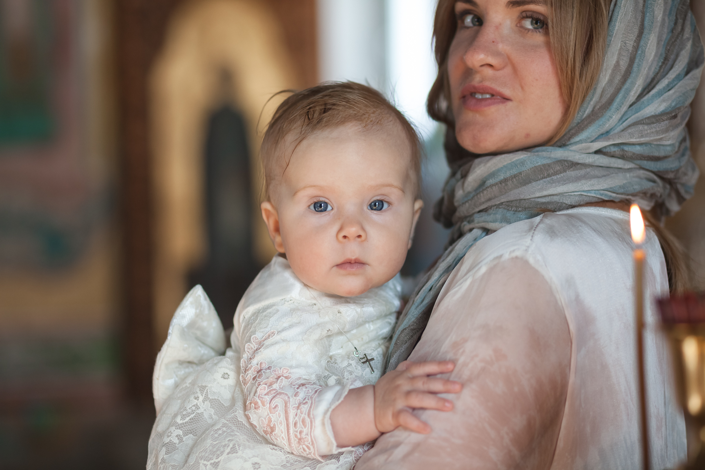 Таинство крещения Евы. Фотограф на крещение и венчание в Самаре и Тольятти Елена Арди