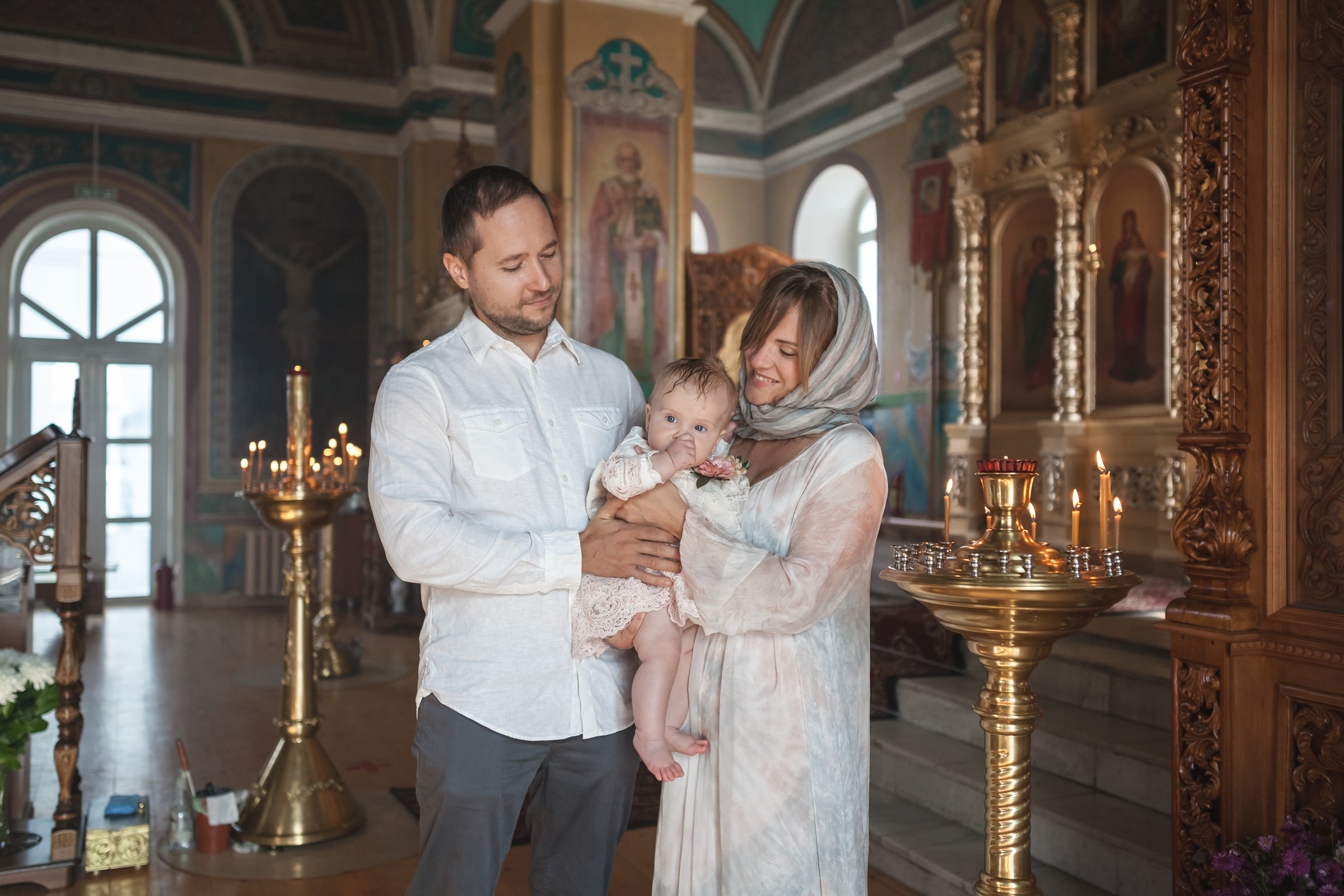 Таинство крещения Евы. Фотограф на крещение и венчание в Самаре и Тольятти Елена Арди