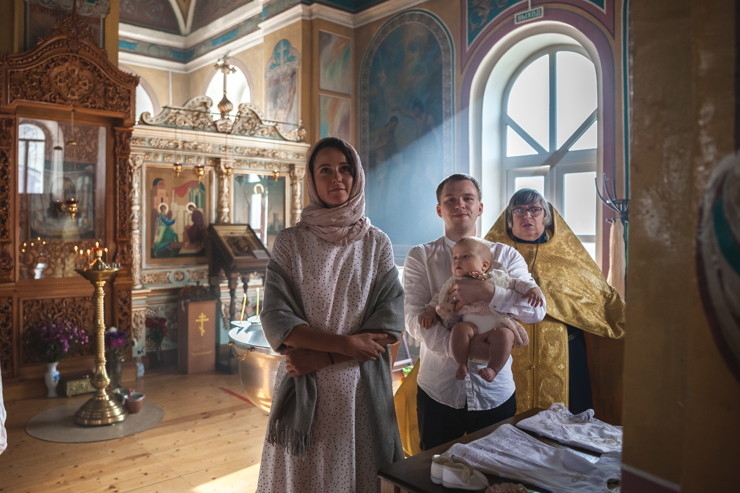 Таинство крещения Евы. Фотограф на крещение и венчание в Самаре и Тольятти Елена Арди