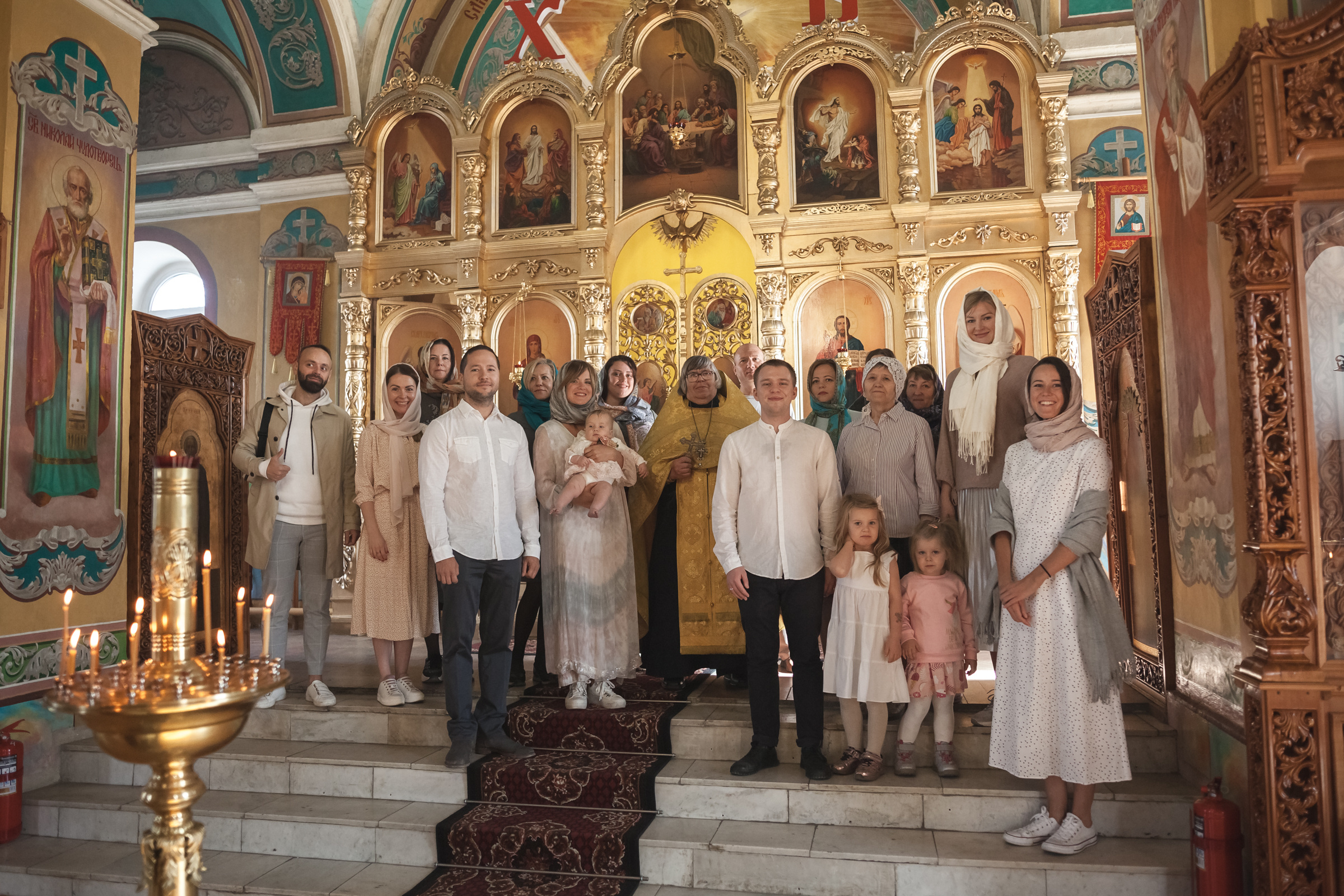 Таинство крещения Евы. Фотограф на крещение и венчание в Самаре и Тольятти Елена Арди