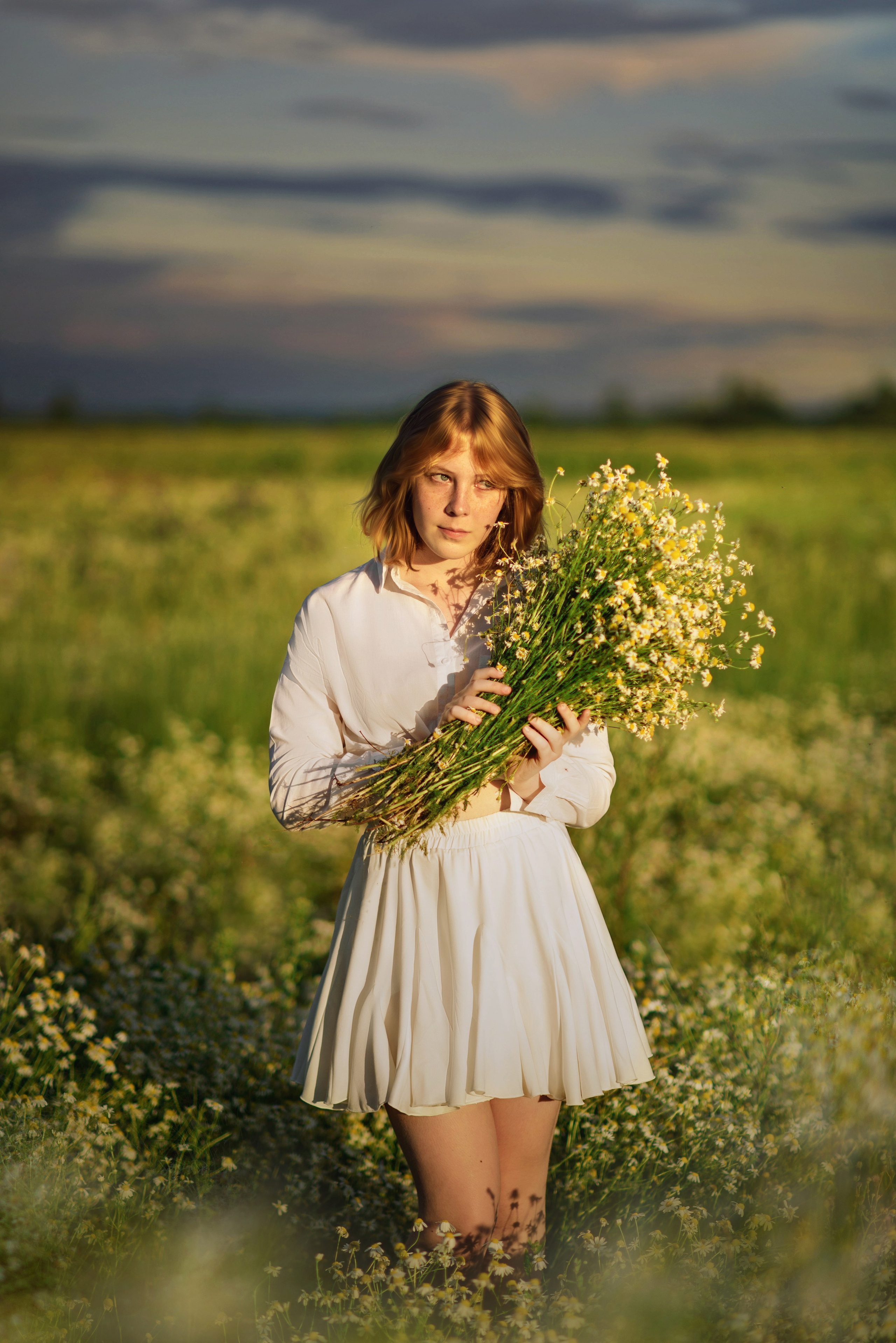 Злата.Ромашки. Школьный, фэшн фотограф в Тюмени и в России Ирина Королева