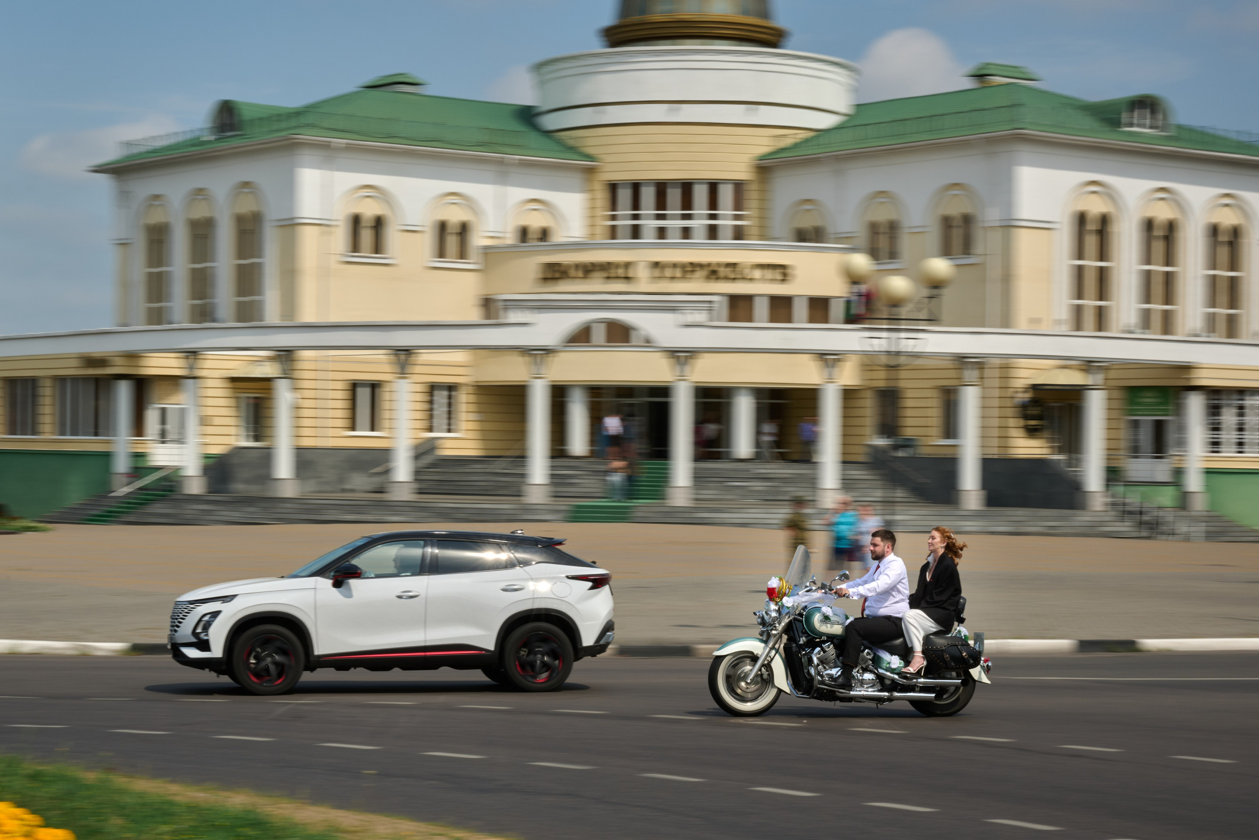 Свадьба Павла и Анастасии на тему мотоцикл — свобода. Профессиональный фотограф Старый Оскол, Губкин — свадьба, венчание, крещение, юбилей и день рождения