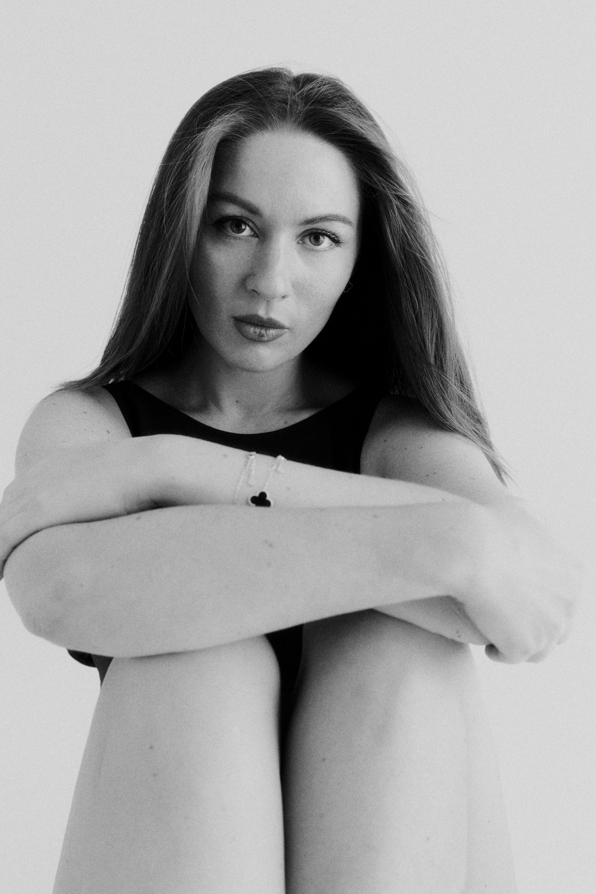 Ч/б фотосессия для Риты