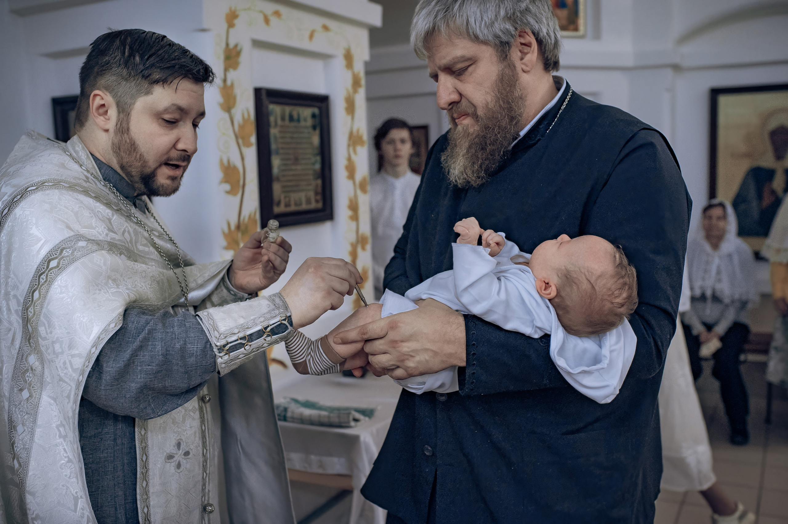 Крещение в Краснодаре. Съемка крещения в Краснодаре. Фотограф на крещение в Краснодаре