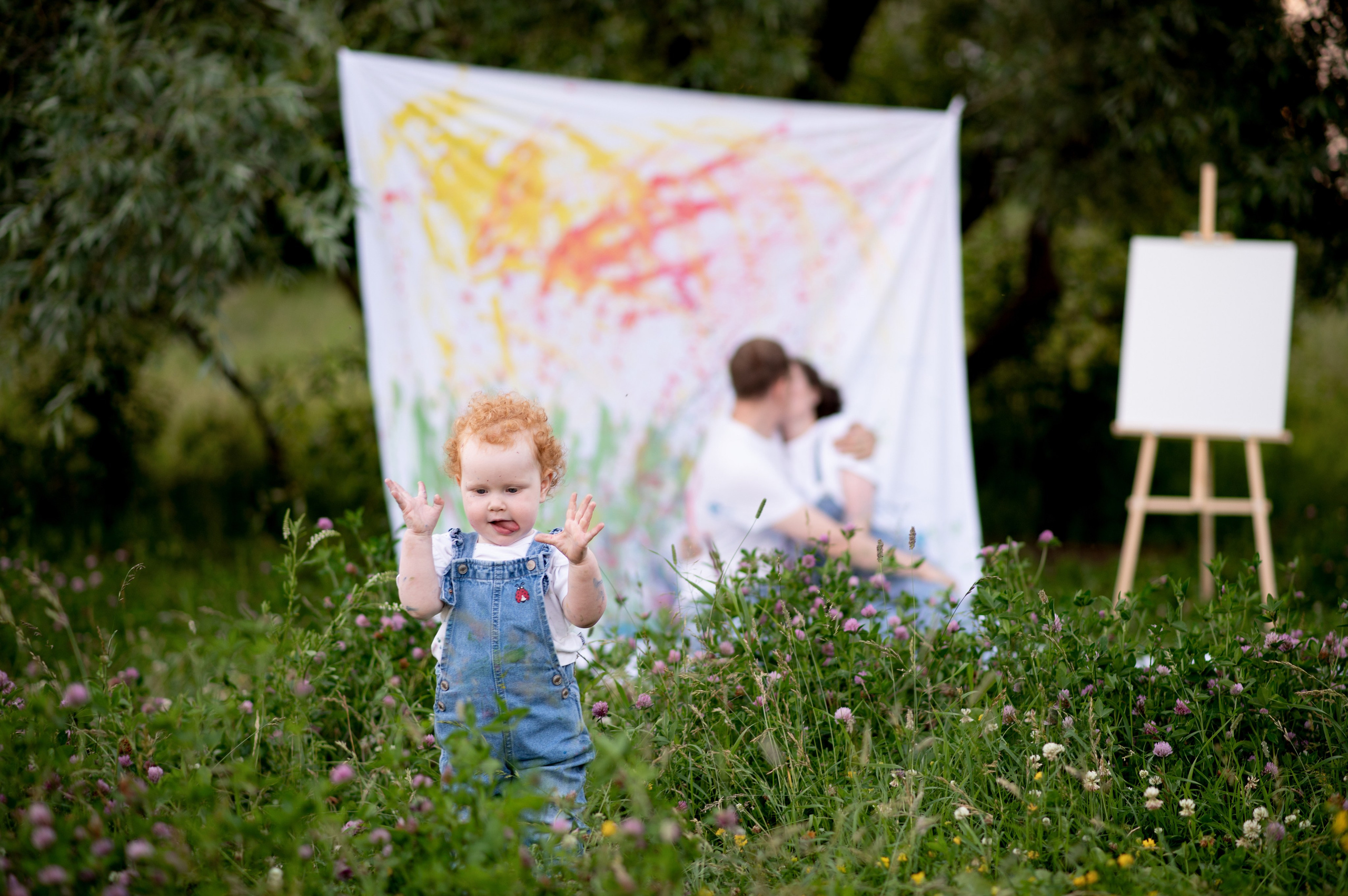 Семейная съемка на природе. Семейный и детский фотограф в Москве Анна Оськина