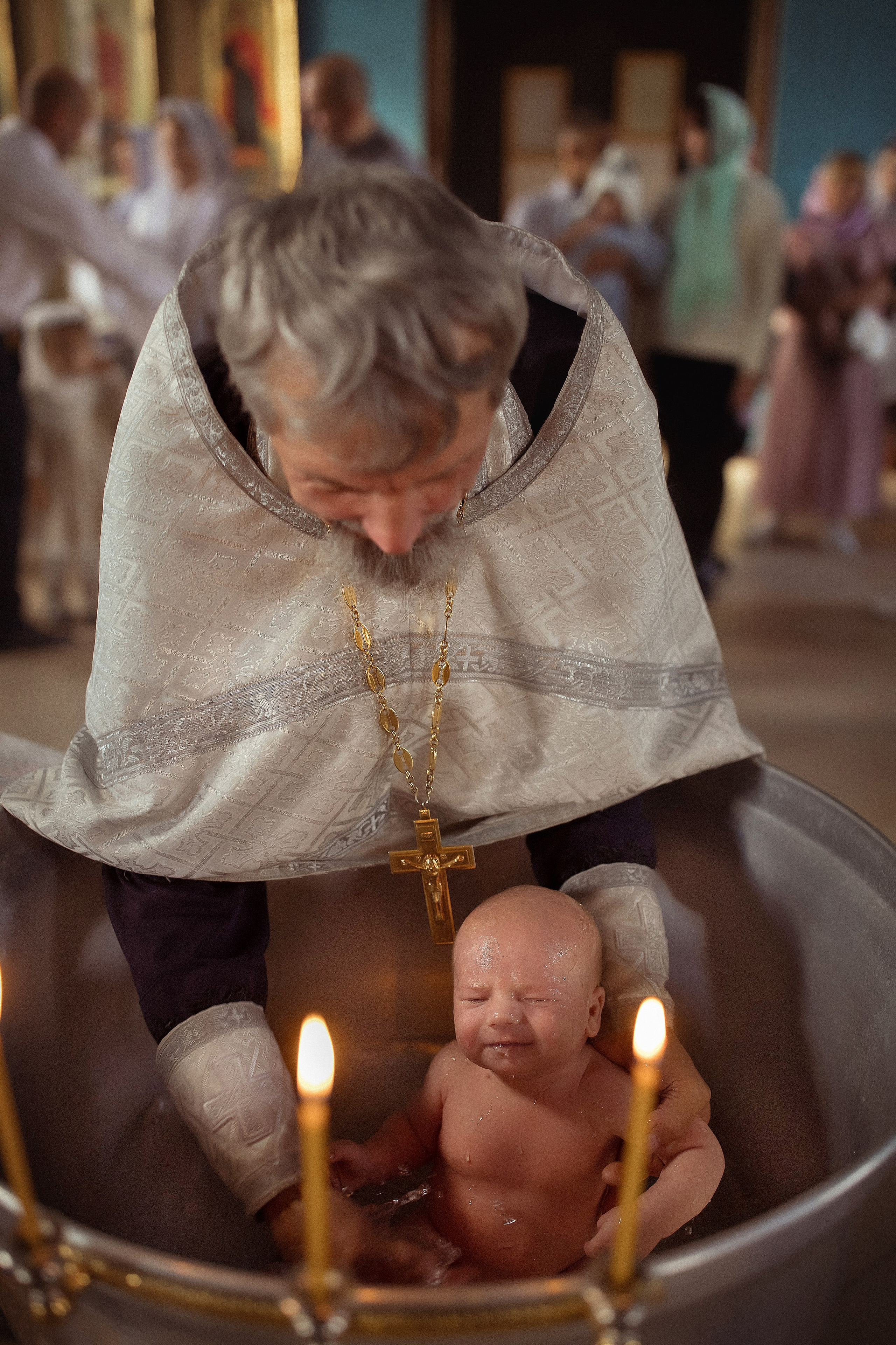 Крещение Полины село Хохол. Фотограф на крещение и венчание