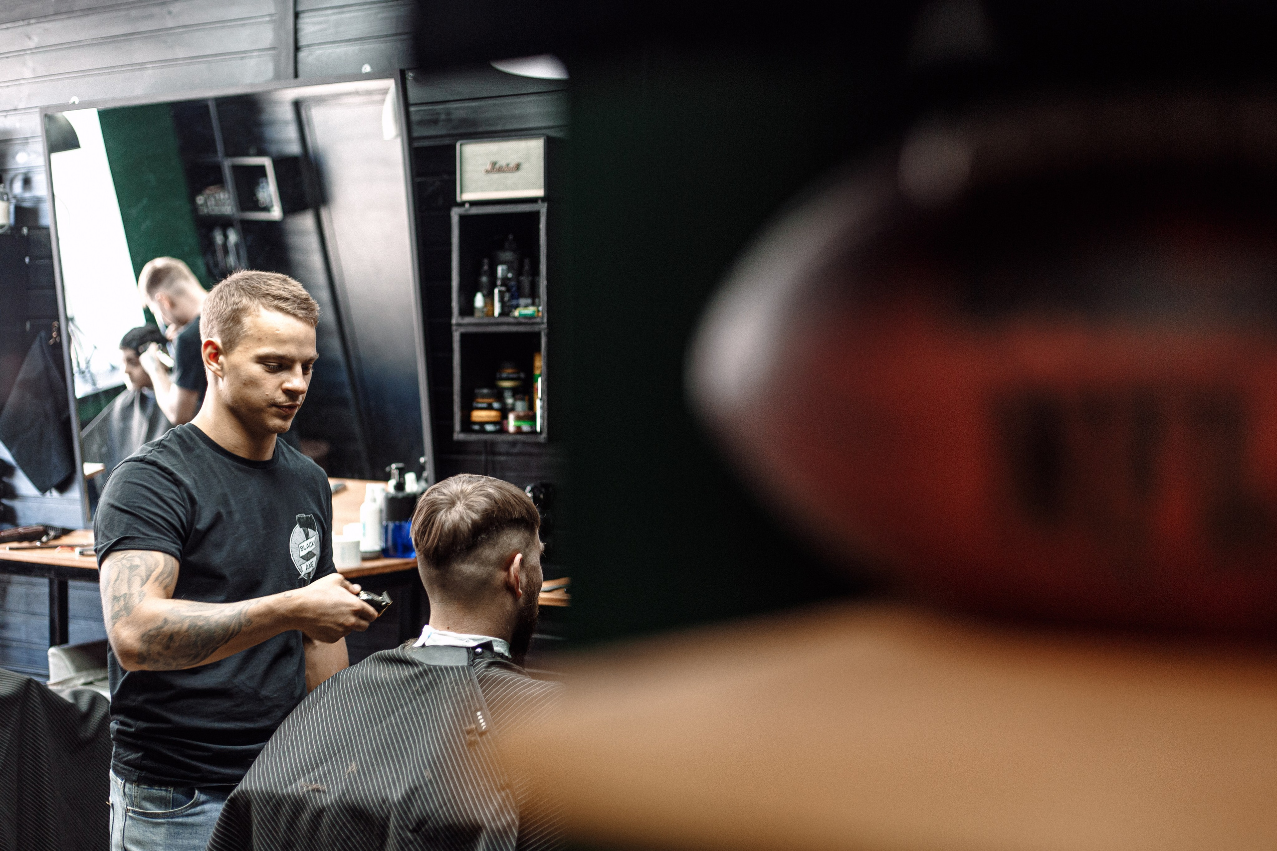Съёмка барбершопа в Нижнем Новгороде.