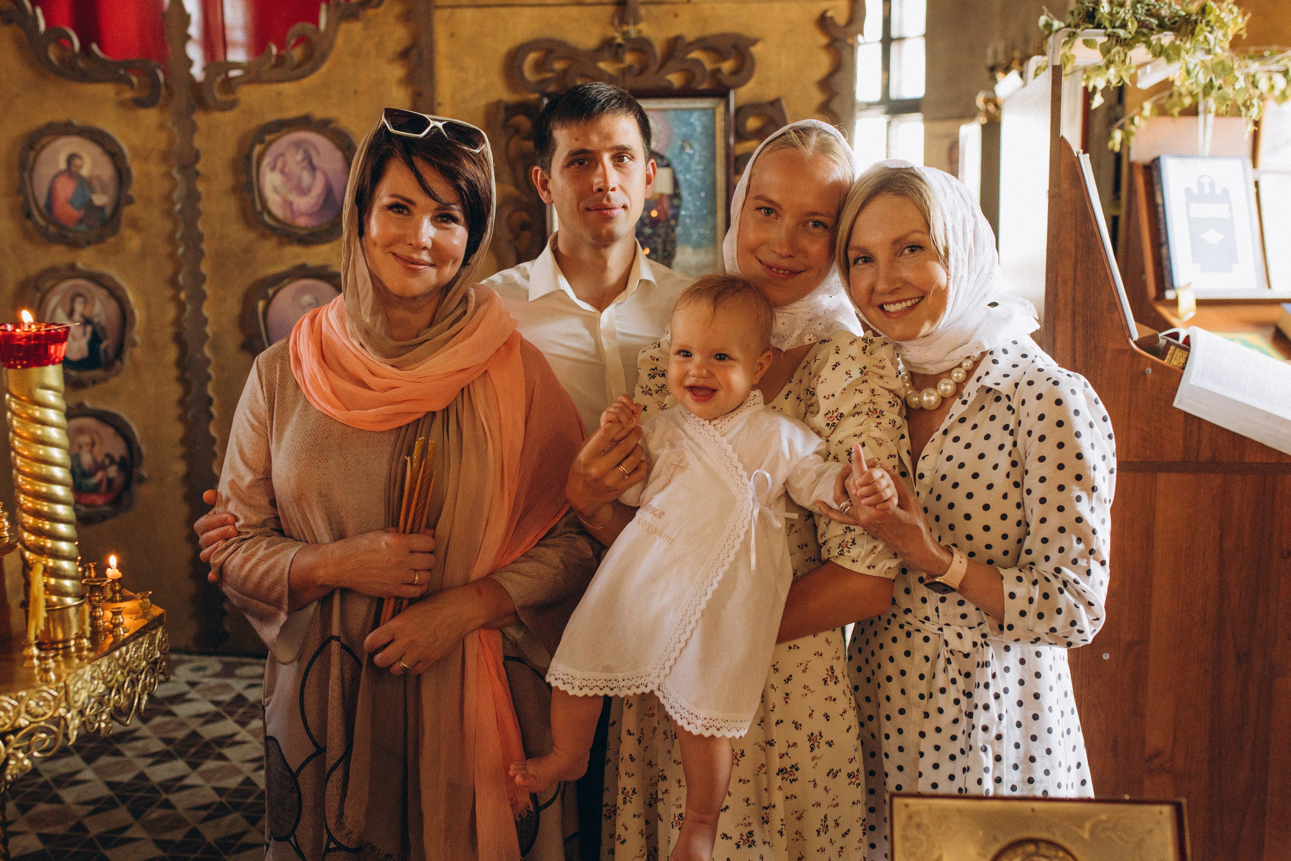 Крещение Марии. Семейный фотограф в Обнинске