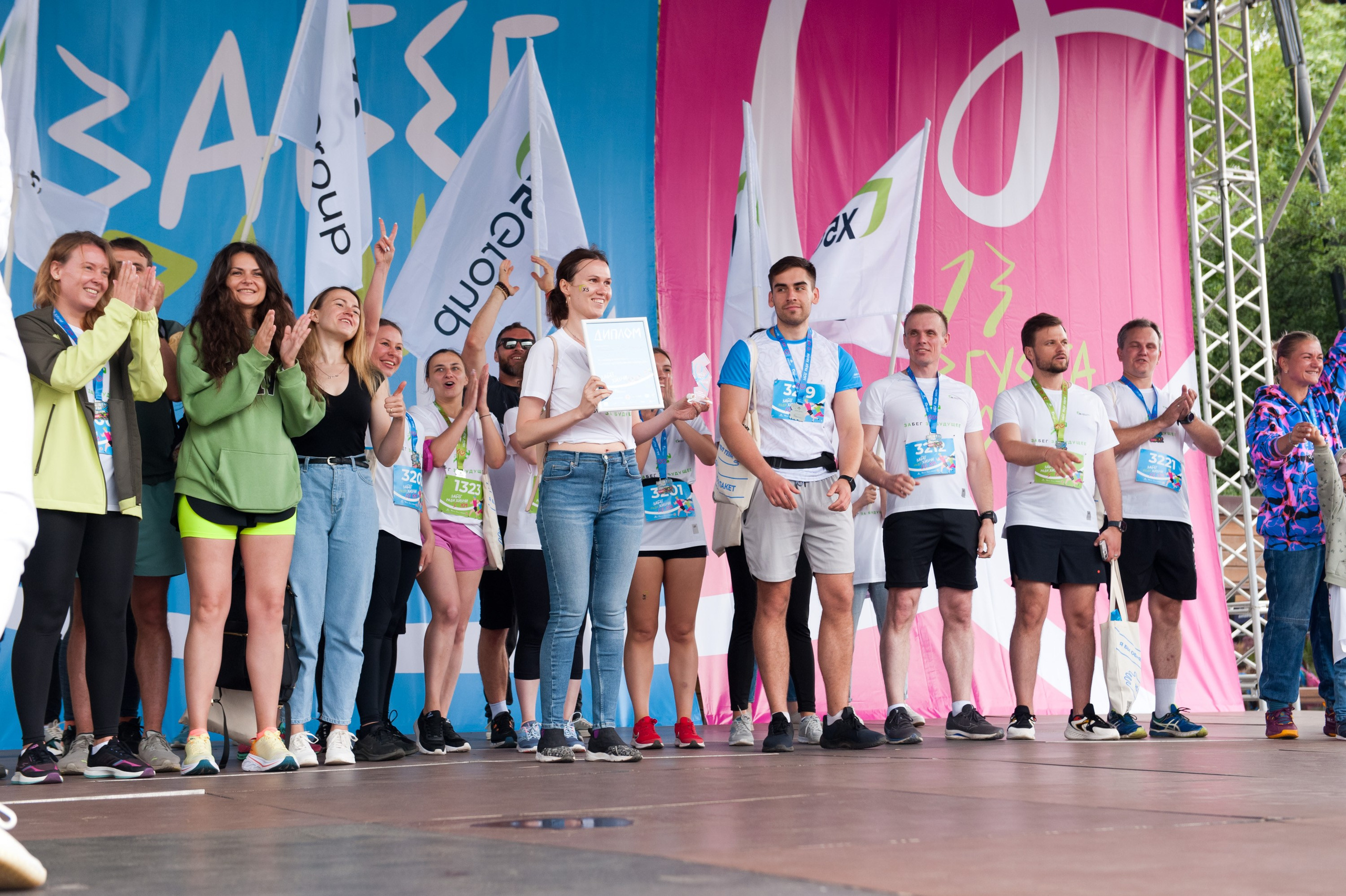 Корпоративное. Забег X5 Retail Group. Репортажный фотограф и видеограф Слава Думчев. Тимбилдинги, отчетники, корпоративы