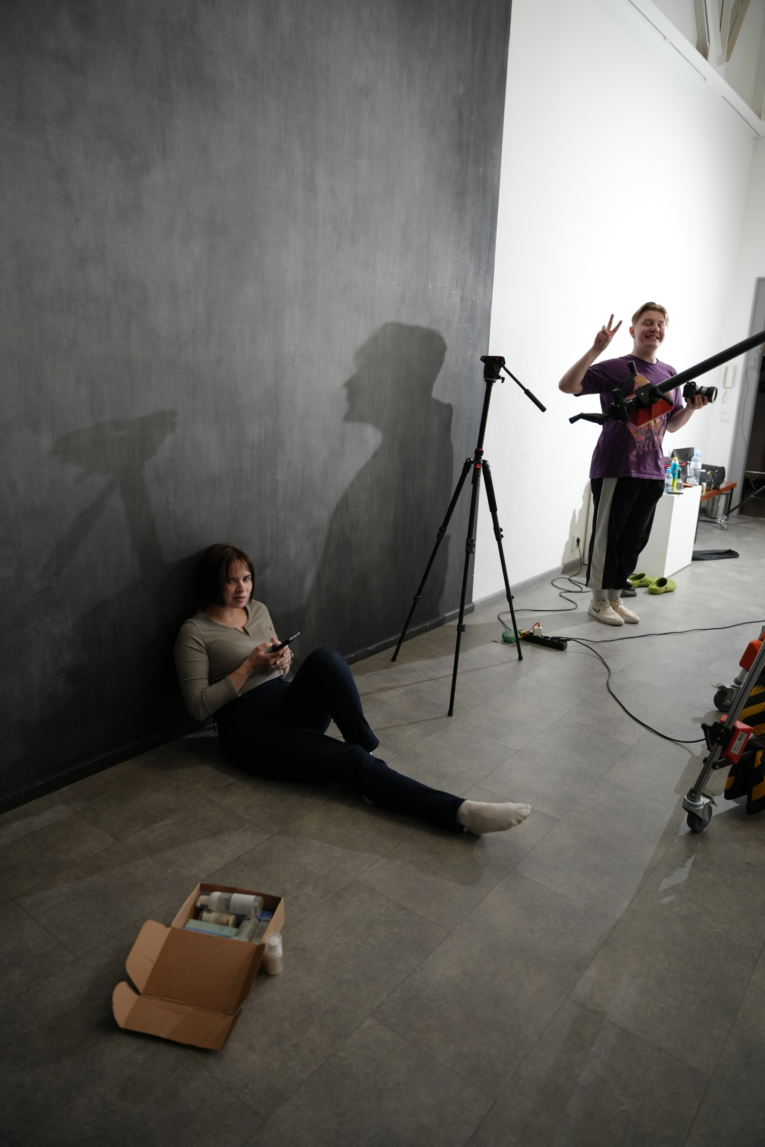 #backstage со съёмки для бренда Booster Bar. Портретный фотограф в Санкт-Петербурге Дмитриева Наталия