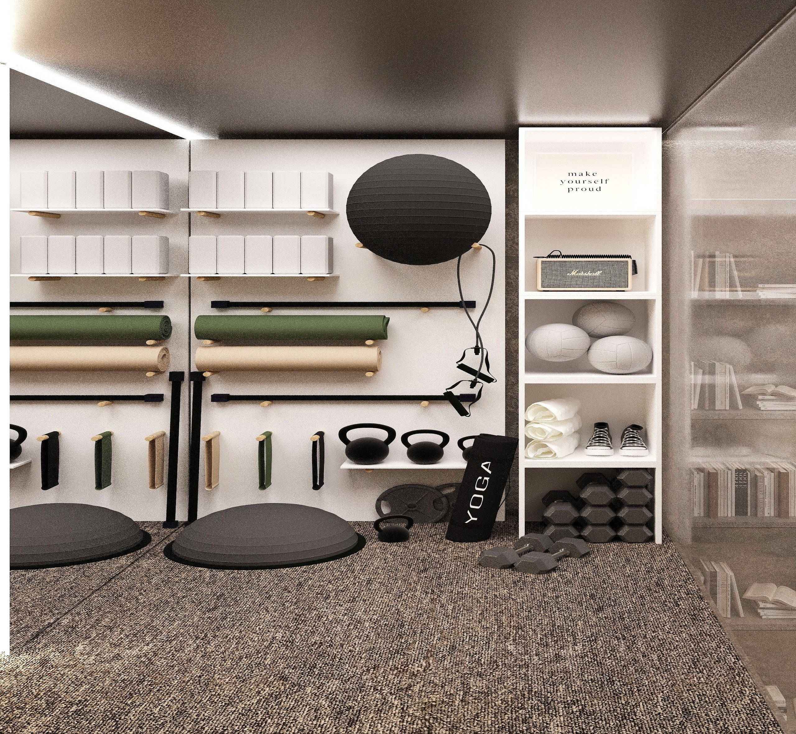 Двухуровневая квартира СПОРТ ЗАЛ. Design ViVi — Создаем пространство в котором хочется жить