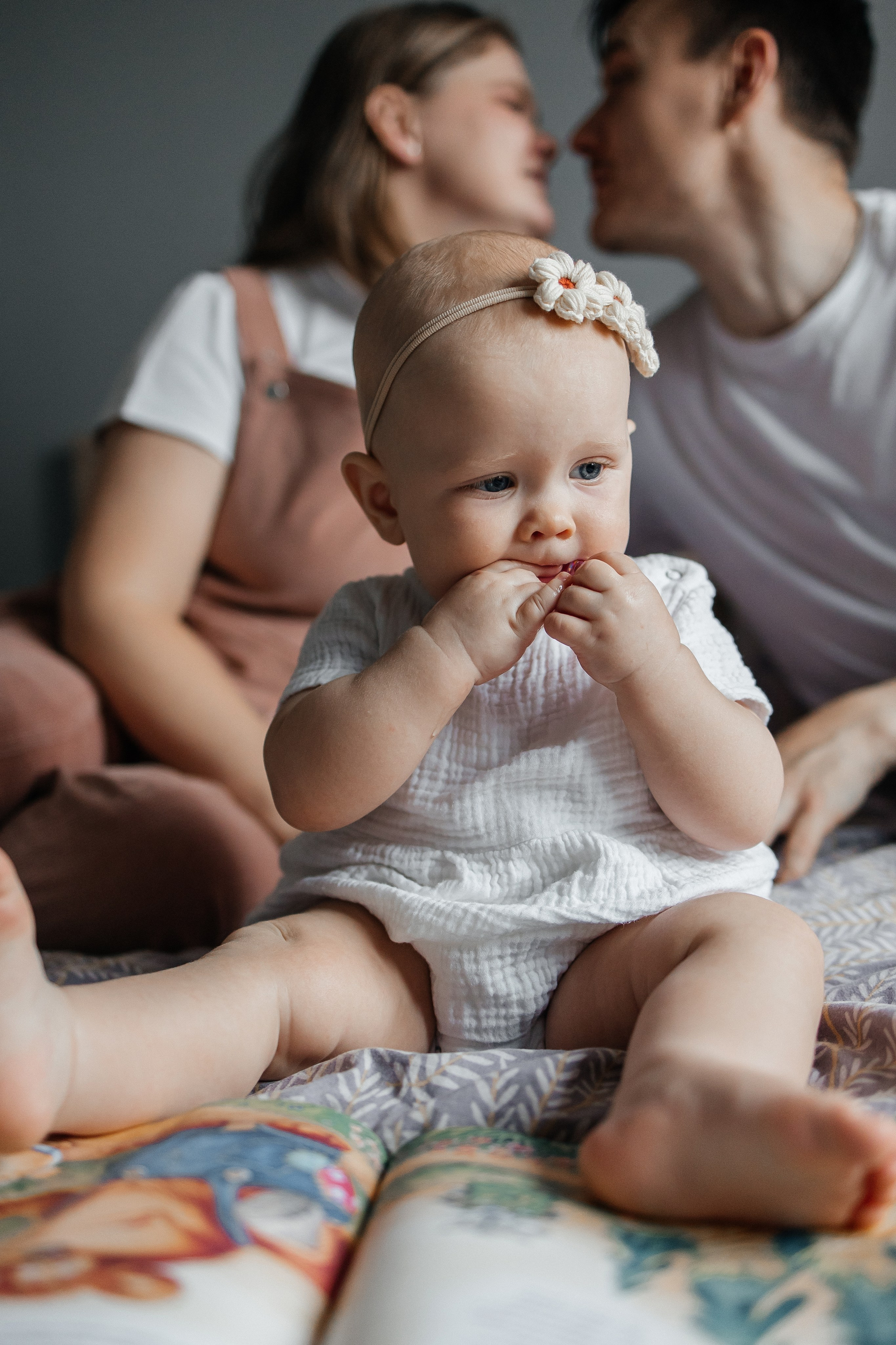 Лилия, Вадим и Зоя. Домашняя. Детский и семейный фотограф. Москва