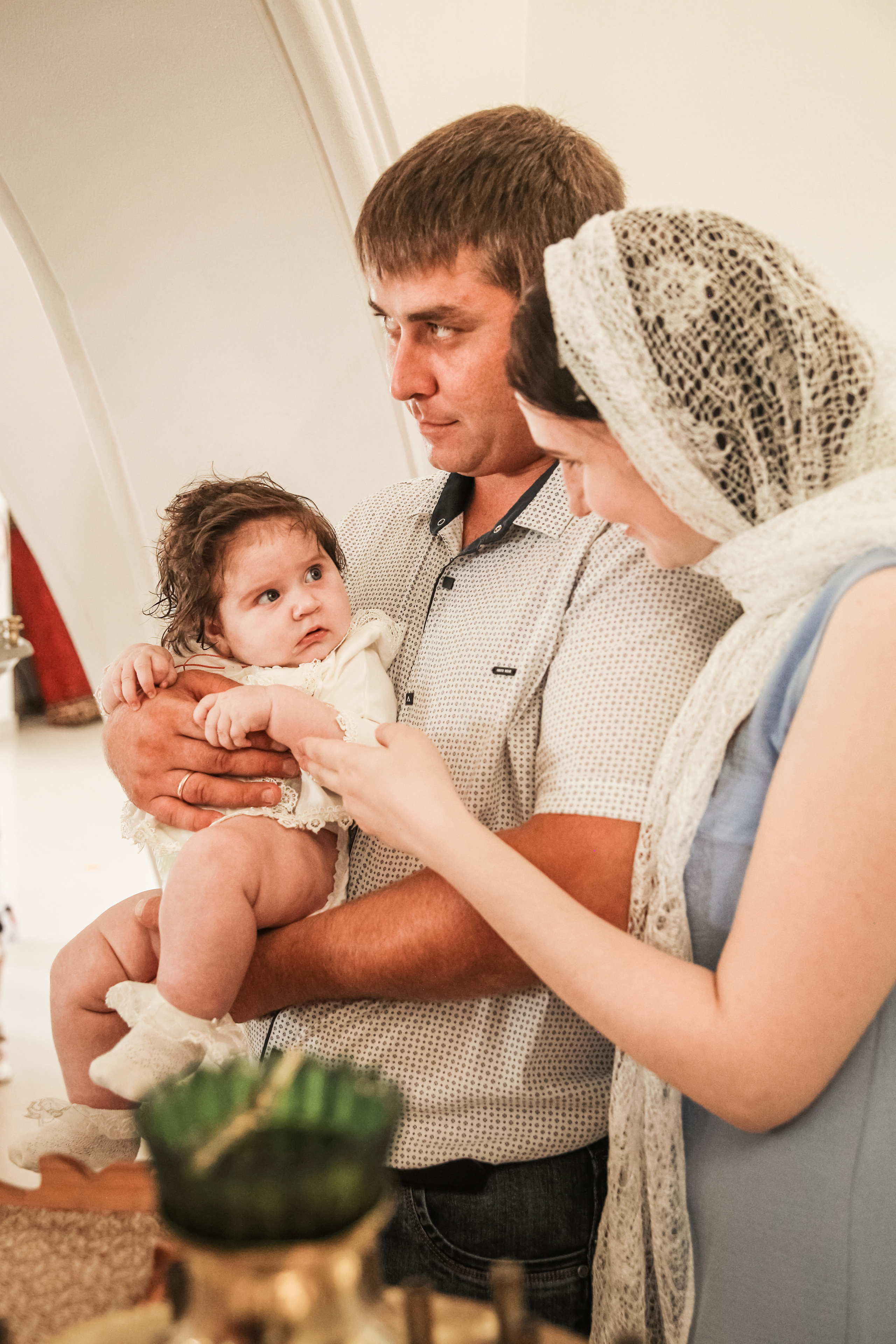 Таинство крещения Апполинарии. Свадебный фотограф Краснодар Марина Зверева