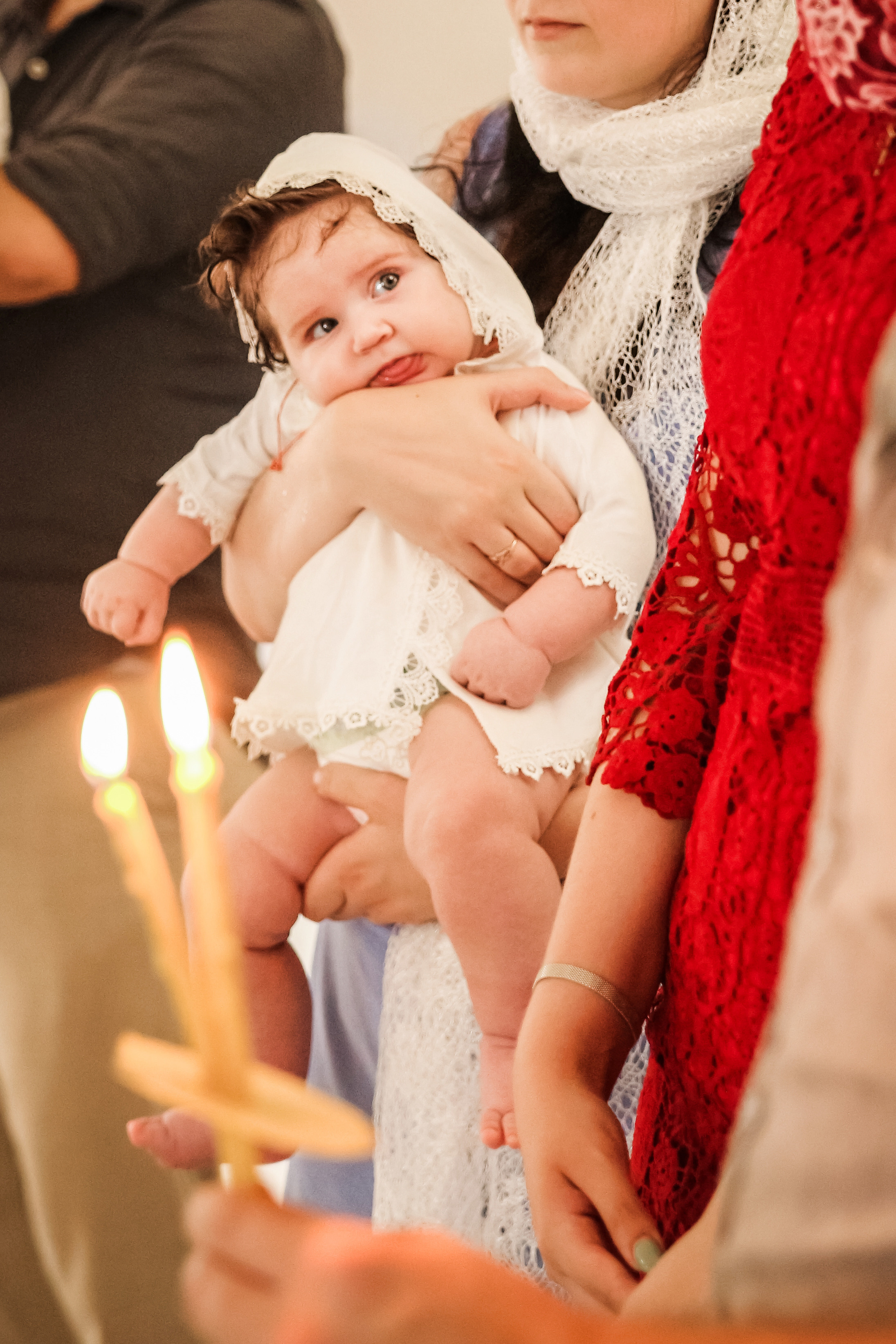 Таинство крещения Апполинарии. Свадебный фотограф Краснодар Марина Зверева