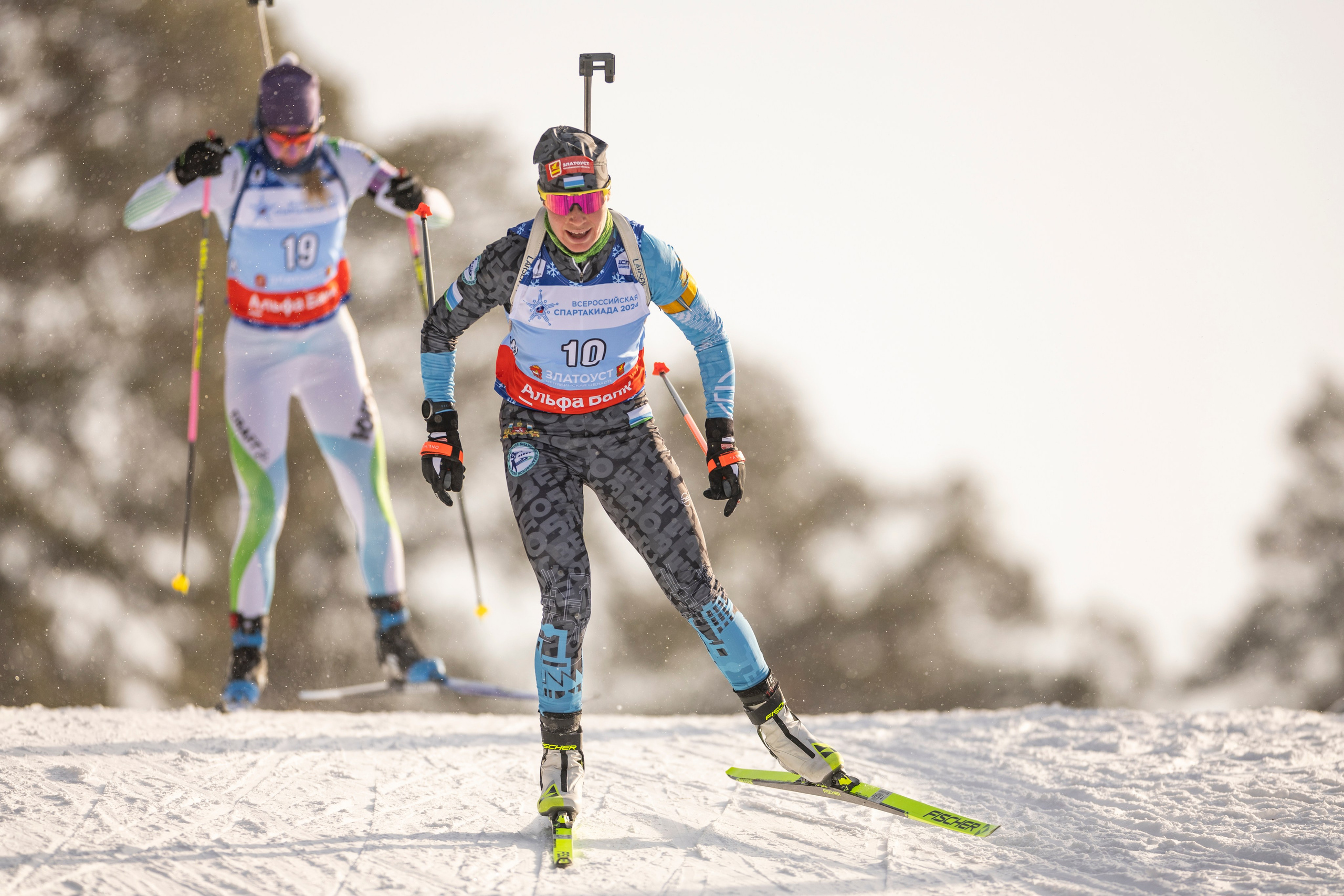 Всероссийская спартакиада. Гонка преследования женщины. Спортивный репортажный фотограф Казань Нафис Сиразетдинов
