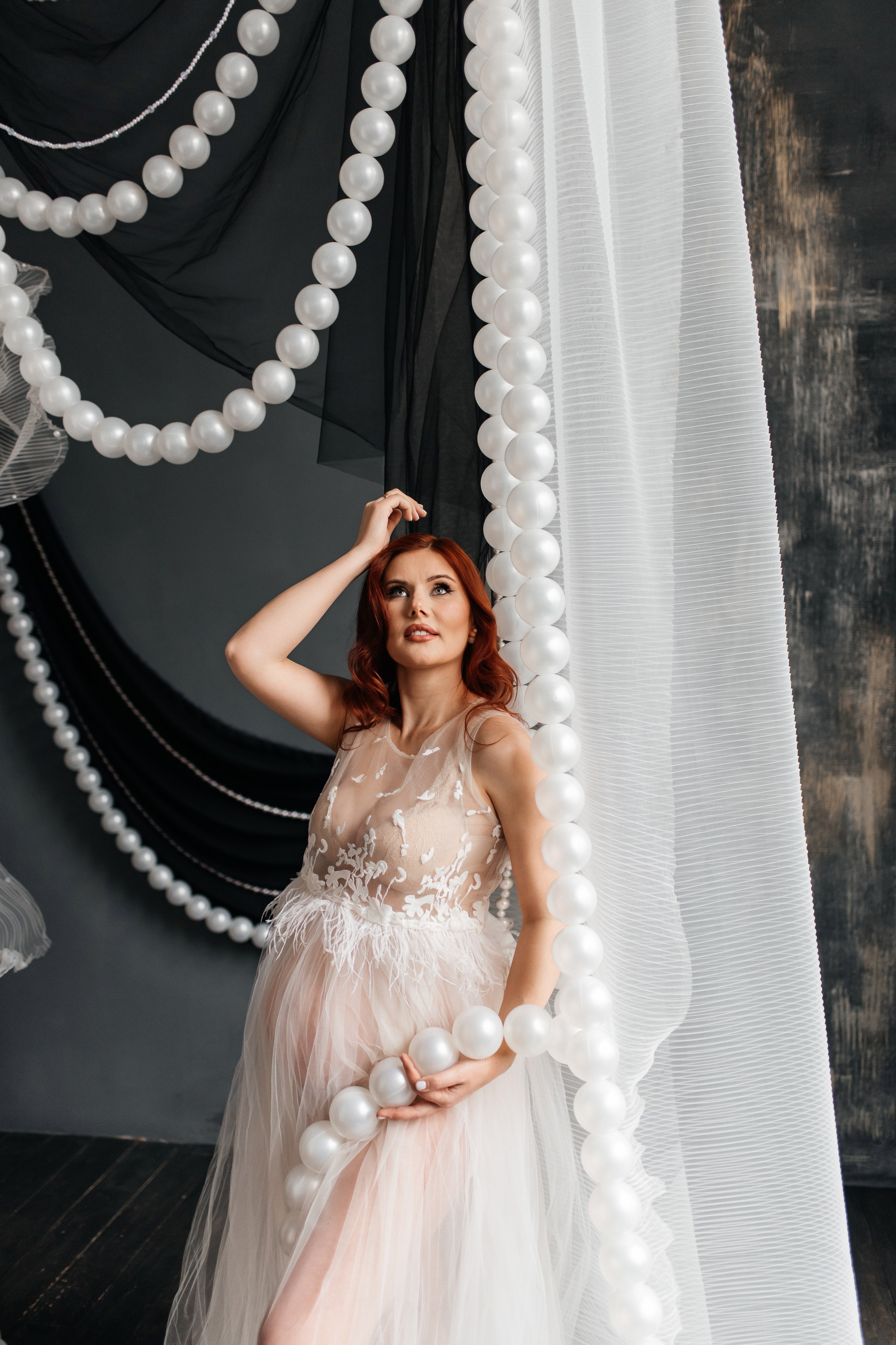 «Мягкость ожидания: в струящихся тканях и украшениях». Фотограф в Москве/Зарайске Шахова Марина