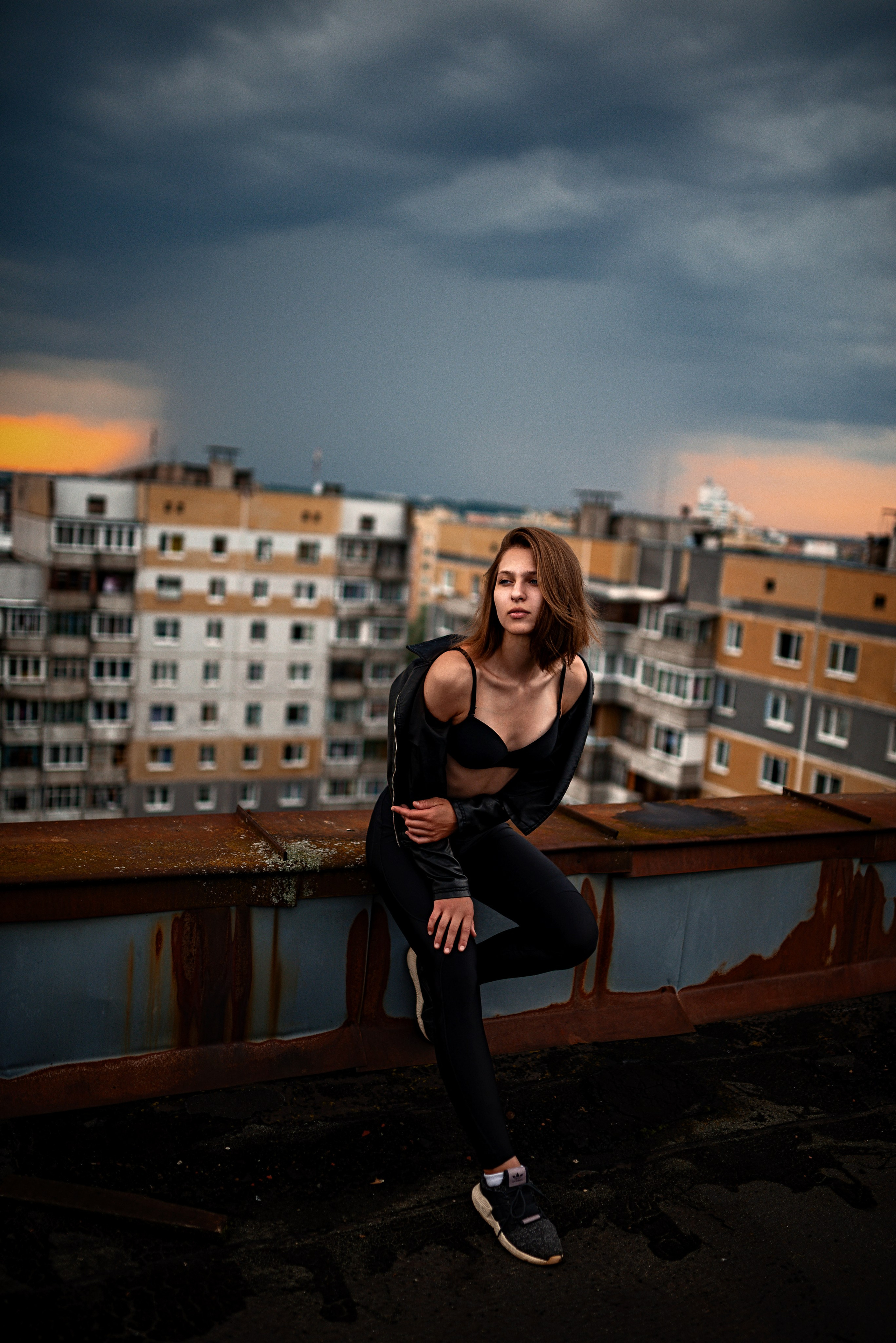 Фотосессия на крыше дома. Фотограф в Витебске Сергей Томашев