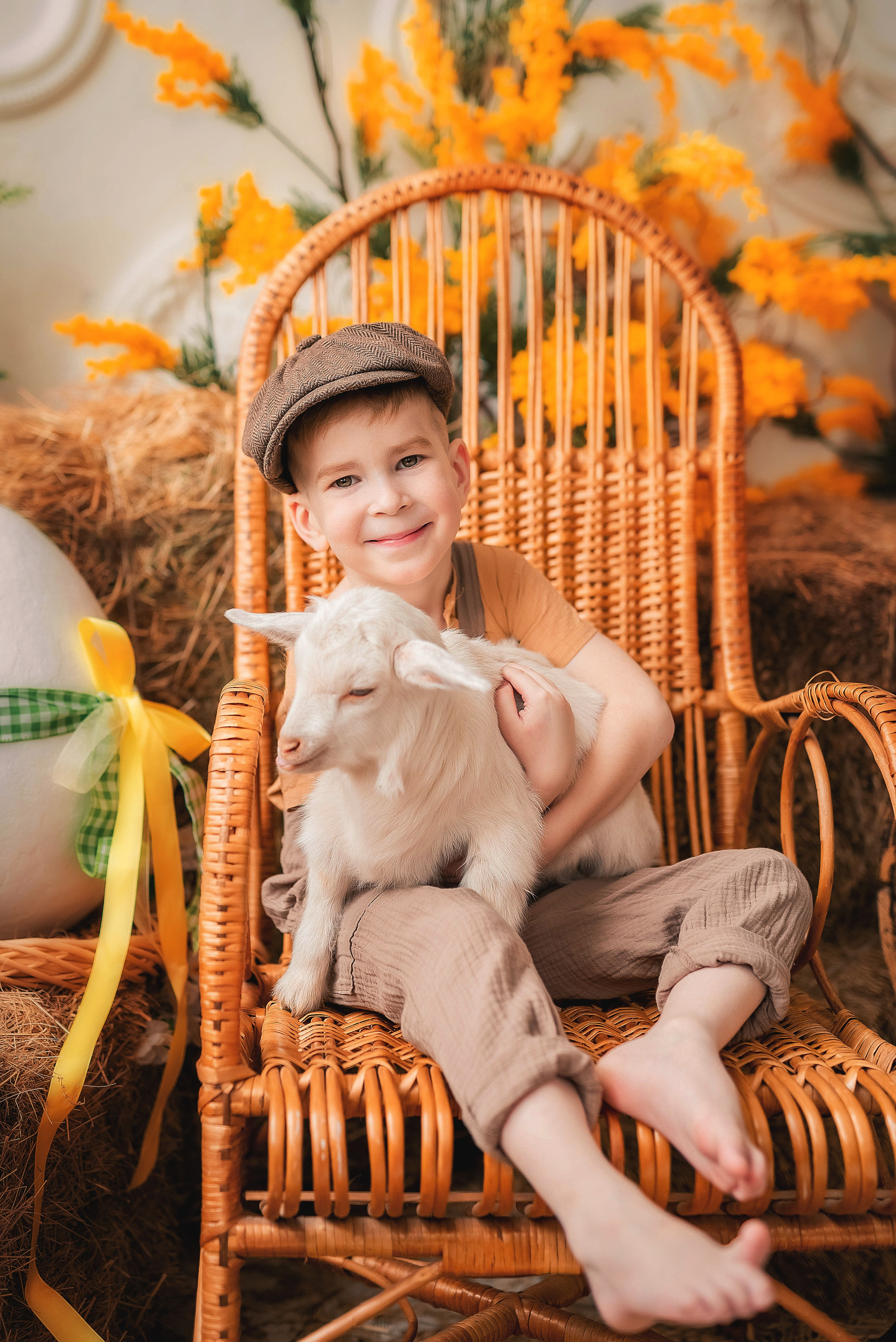 Фотосессия с козленком. Семейный, детский фотограф в Воронеже Анна Никитина