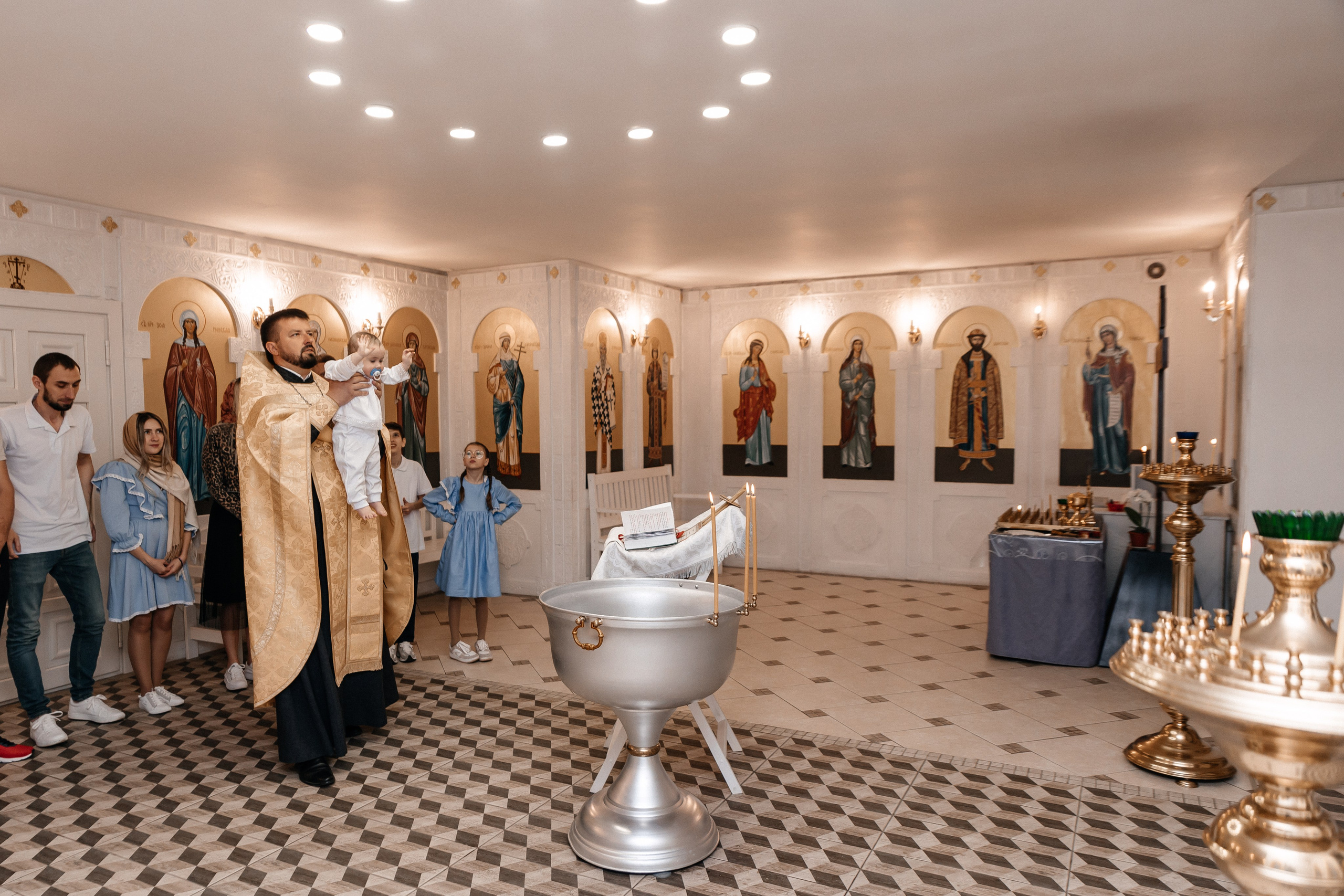 Крещение Влада. Семейный фотограф Минск Усова Ольга