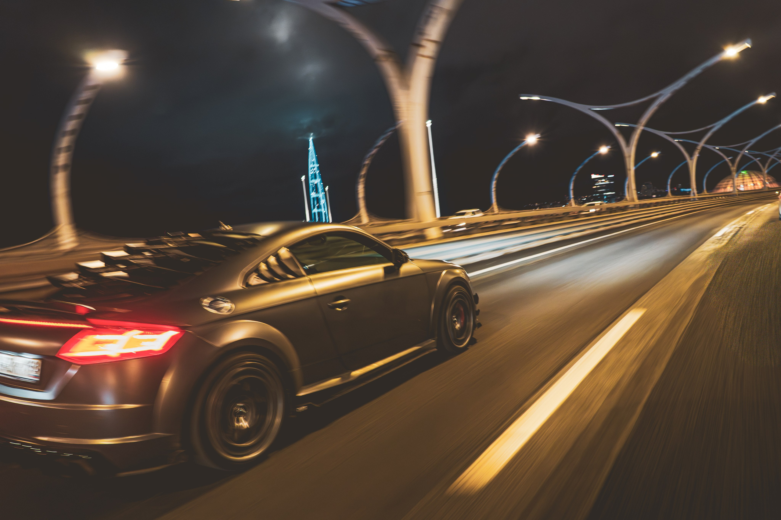 Audi TTs Night ed. Автомобильный фотограф в Санкт-Петербурге