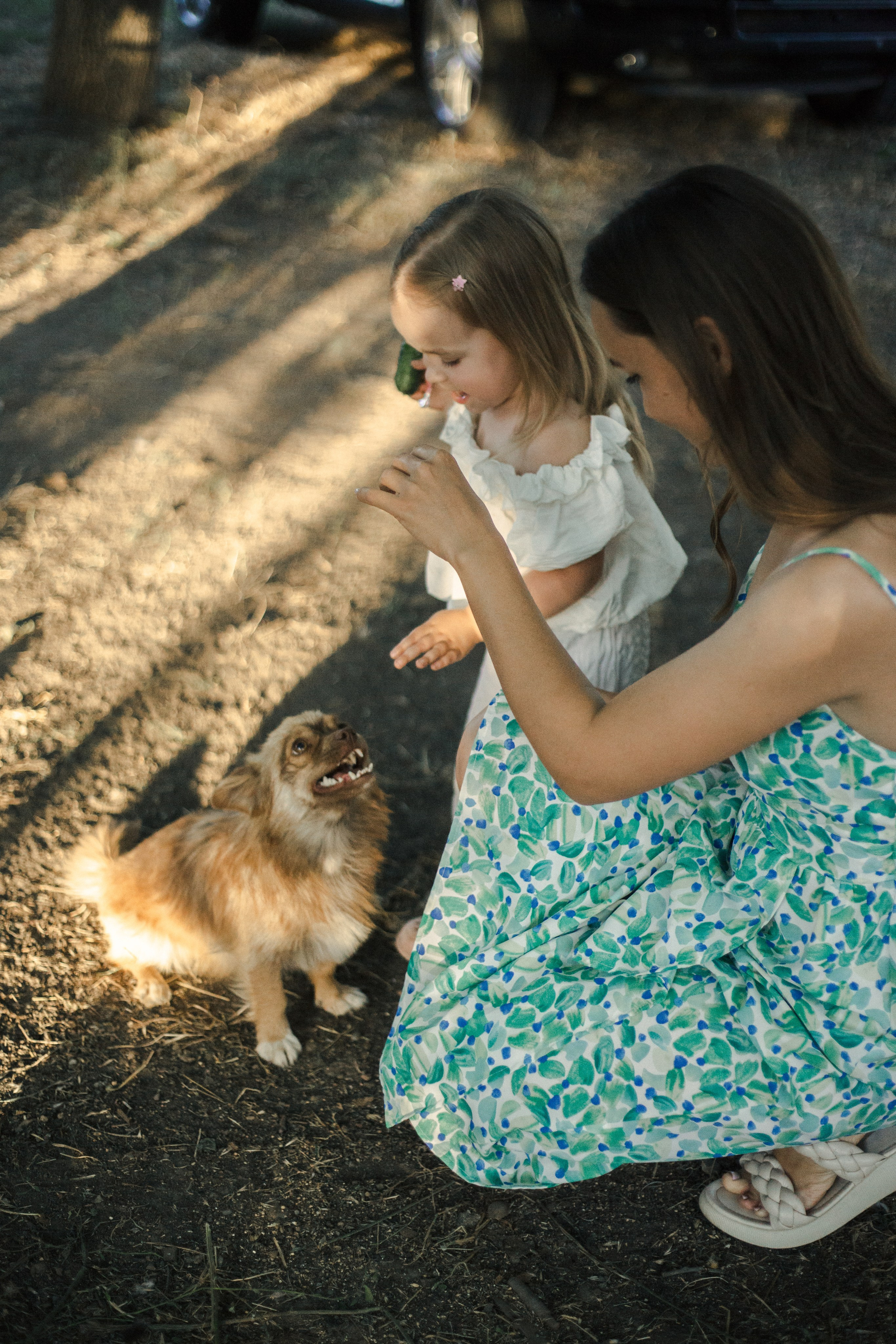 У бабушки в саду. Елизавета и Мария. Фотограф в Ростове-на-Дону и Краснодаре Елизавета Киселёва