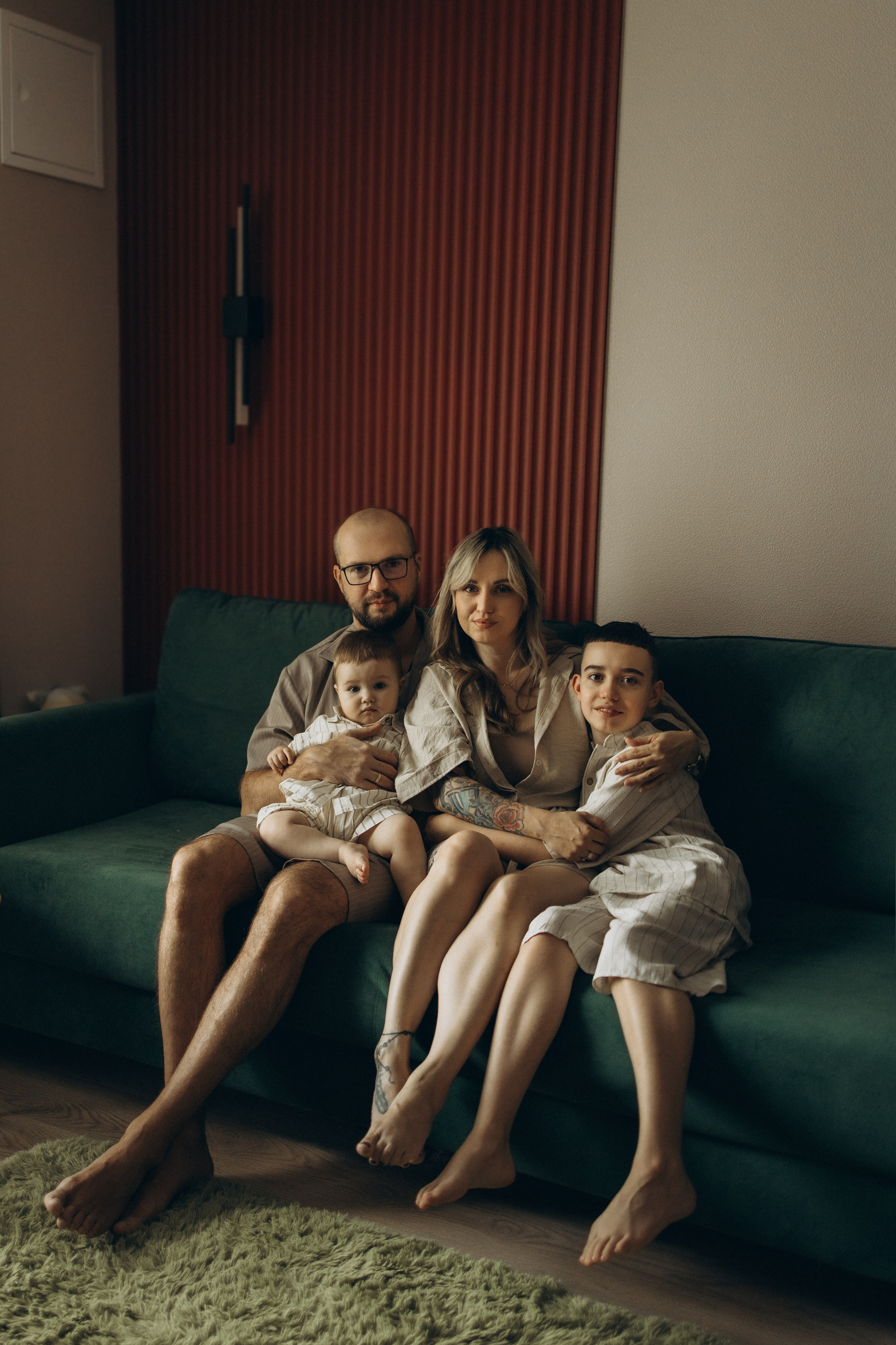 Дарья, Максим, Владислав и Матвей. Семейный фотограф в Москве Алина Киблина