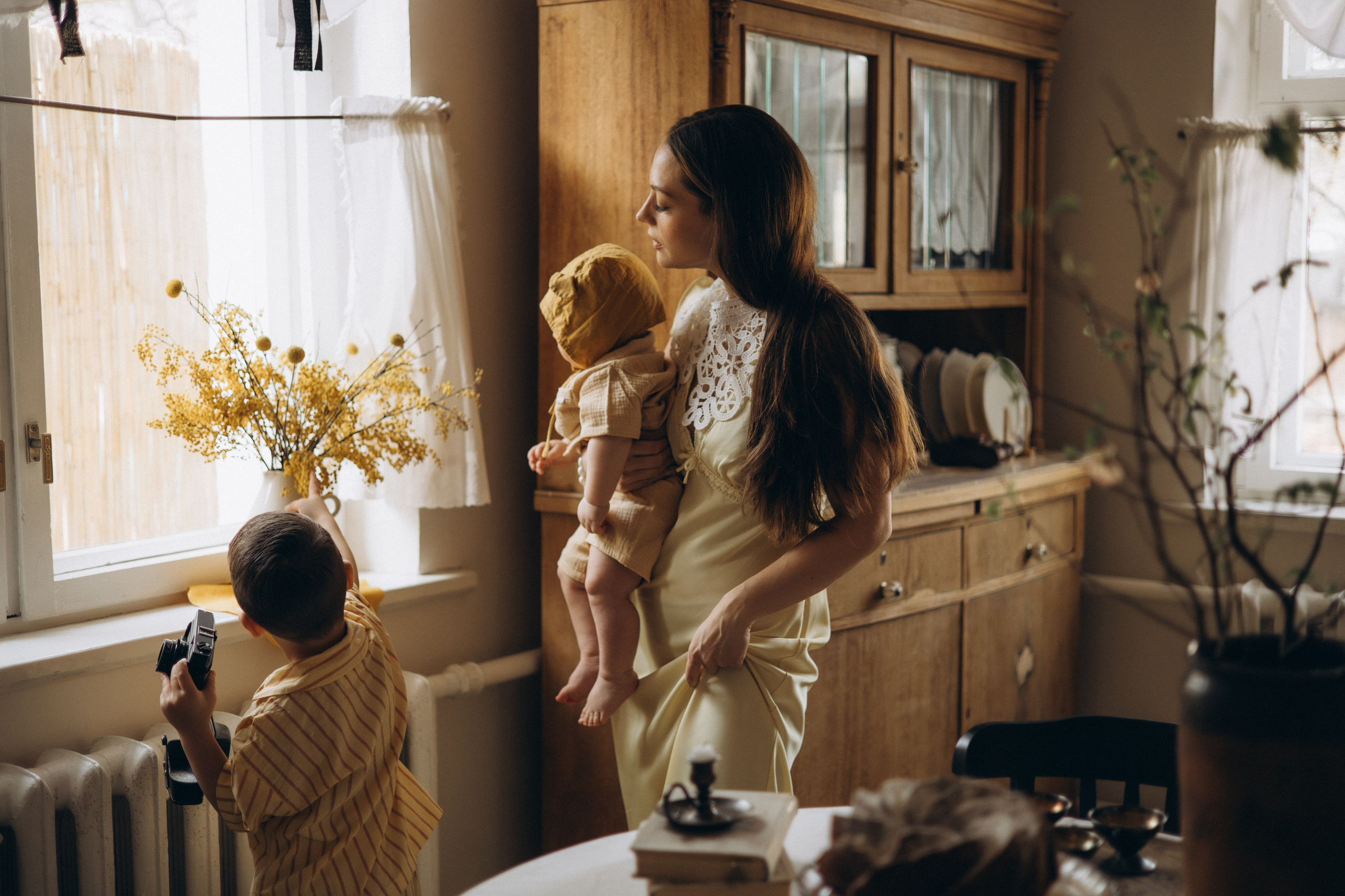 Яна, Марсель и Леон. Семейный фотограф в Москве Алина Киблина