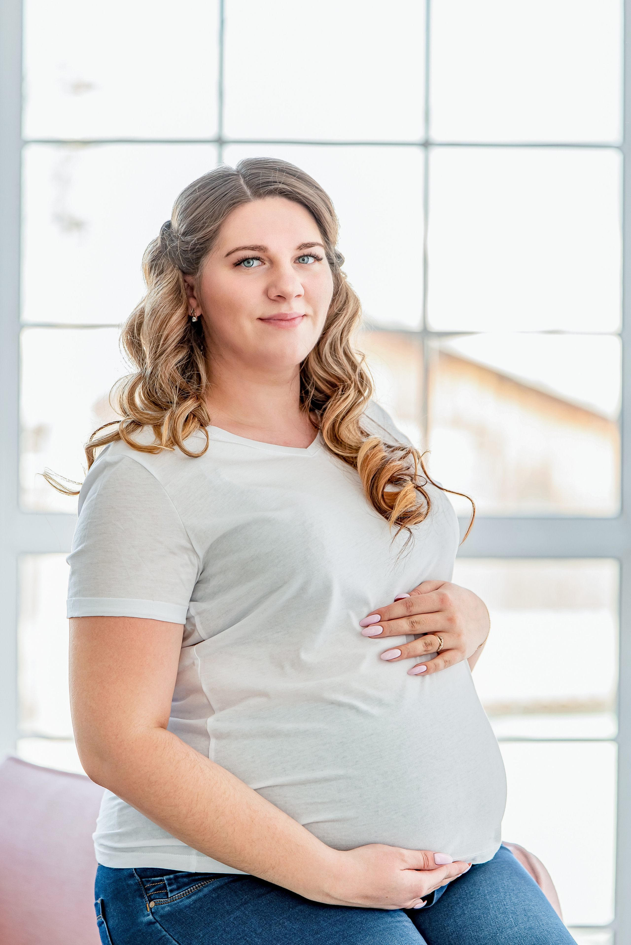 Съемка «в ожидании» для нежной Кристины в студии Романс. Ольга Ли свадебный семейный фотограф Иркутск