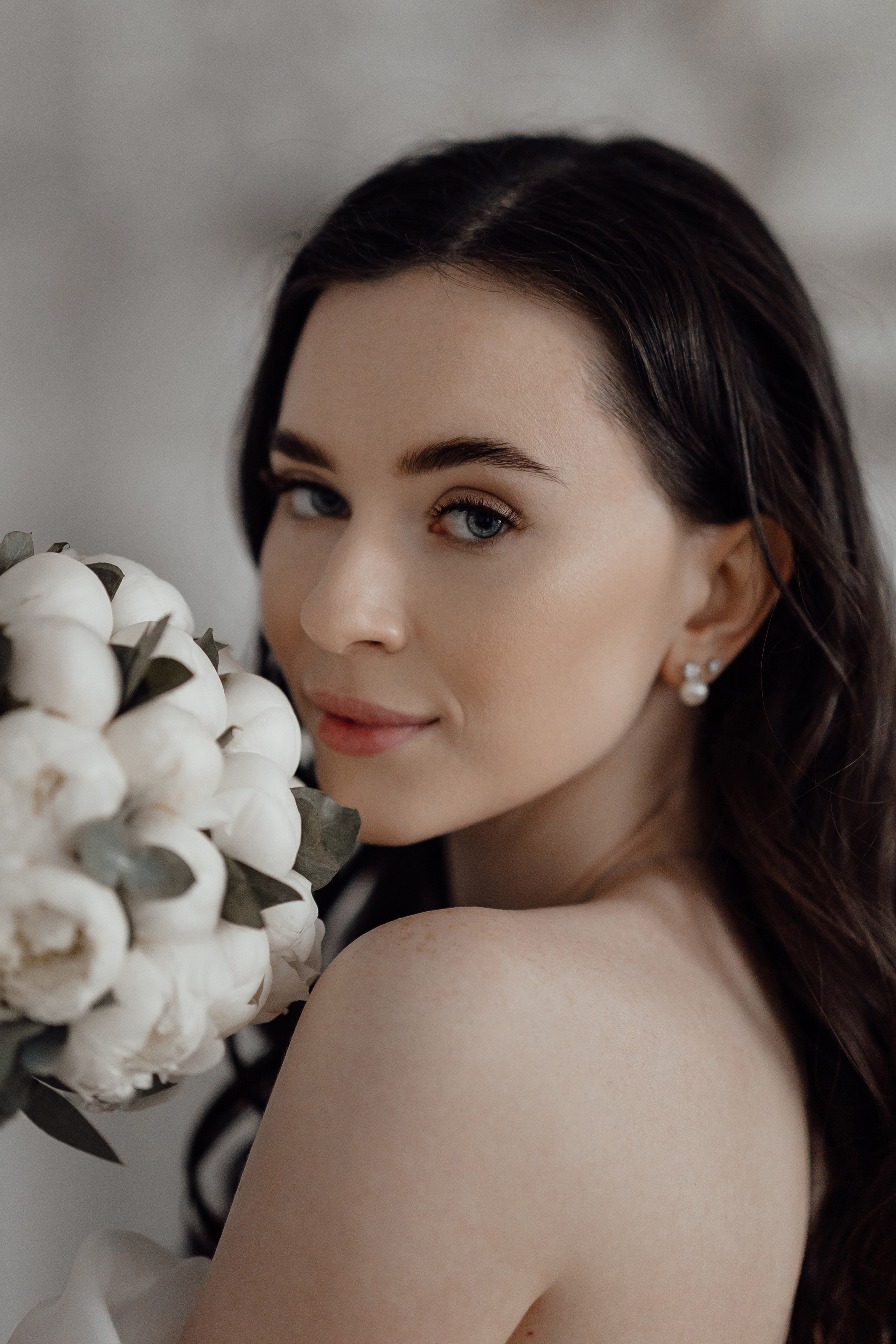 свадебная фотосессия в студии в Москве