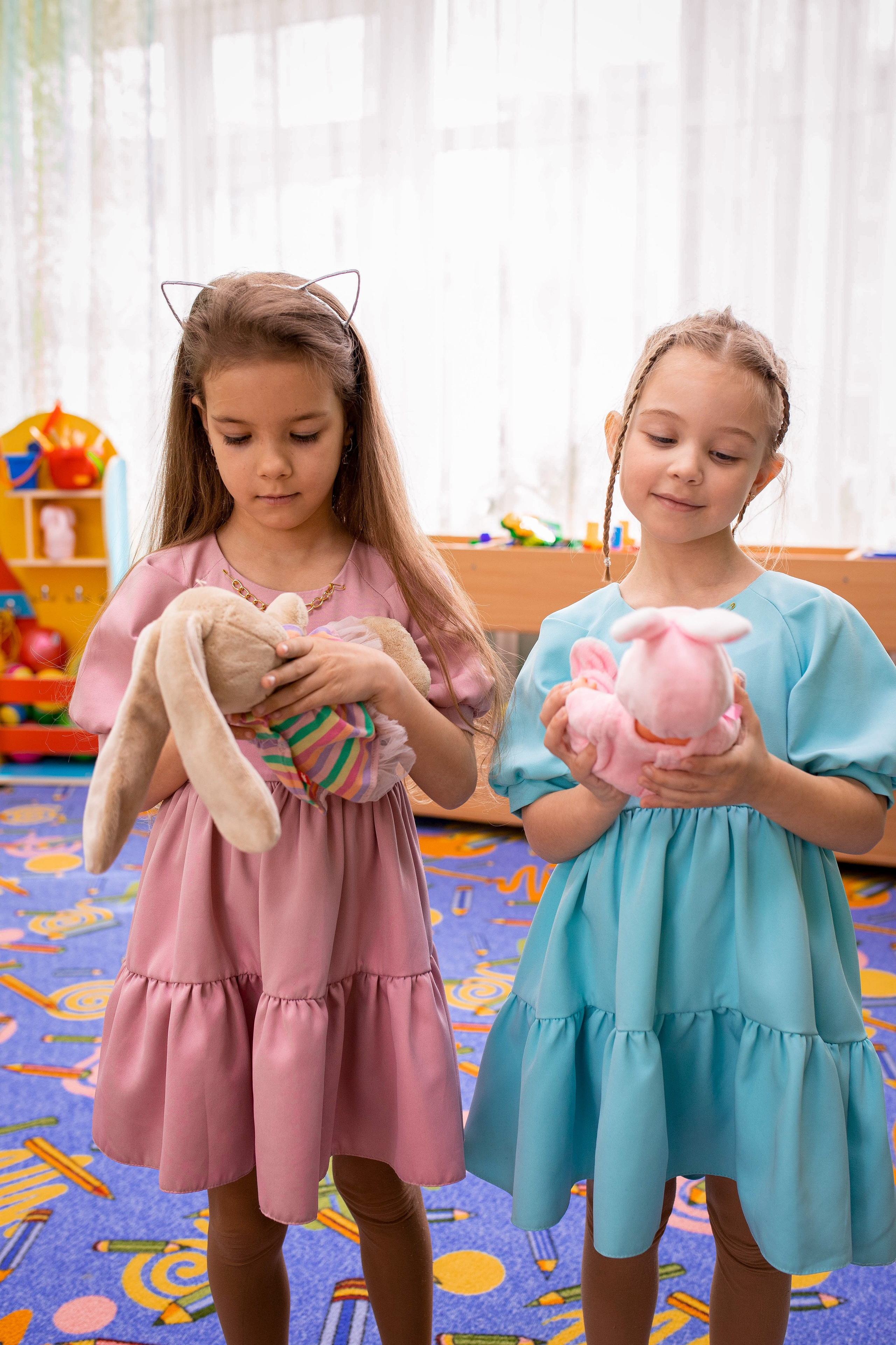Степа, Даша и Алиса в детском саду. Семейный и детский фотограф город Тында Дарья