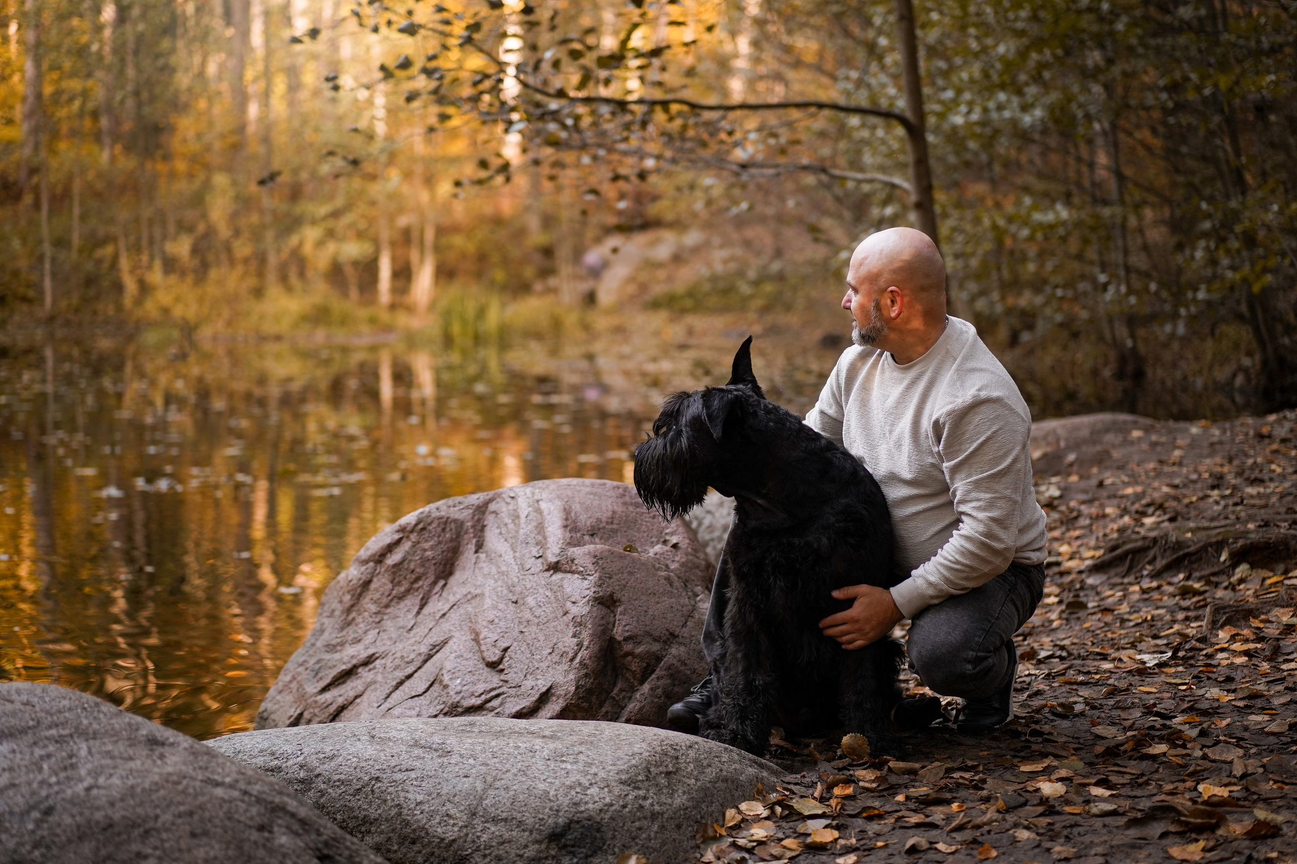 Оля Миша и шнауцеры. Фотограф-анималист в Санкт-Петербурге Яна Мартынова