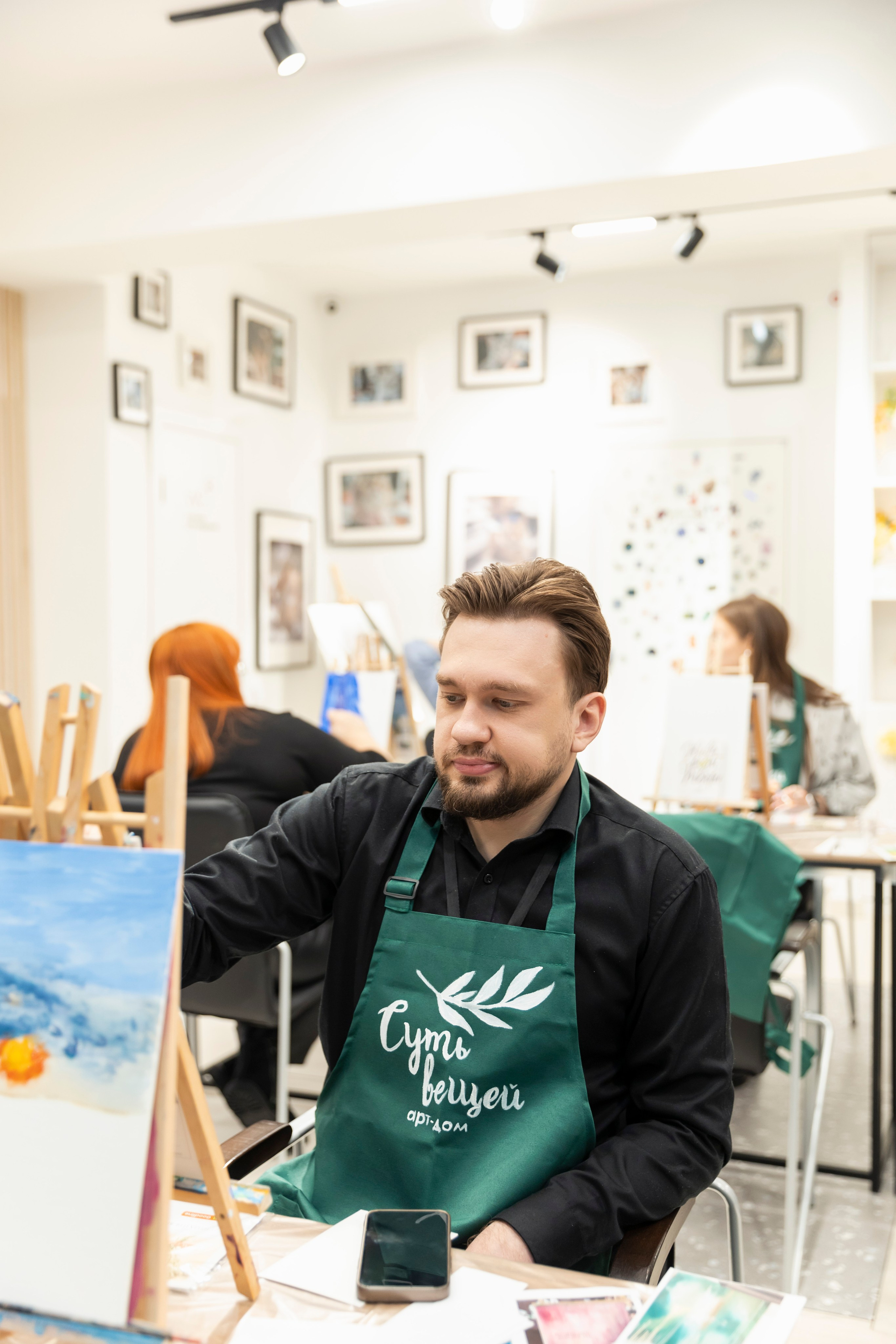 Мастер-класс по рисованию. Фотограф Кемерово Анастасия Ларионова