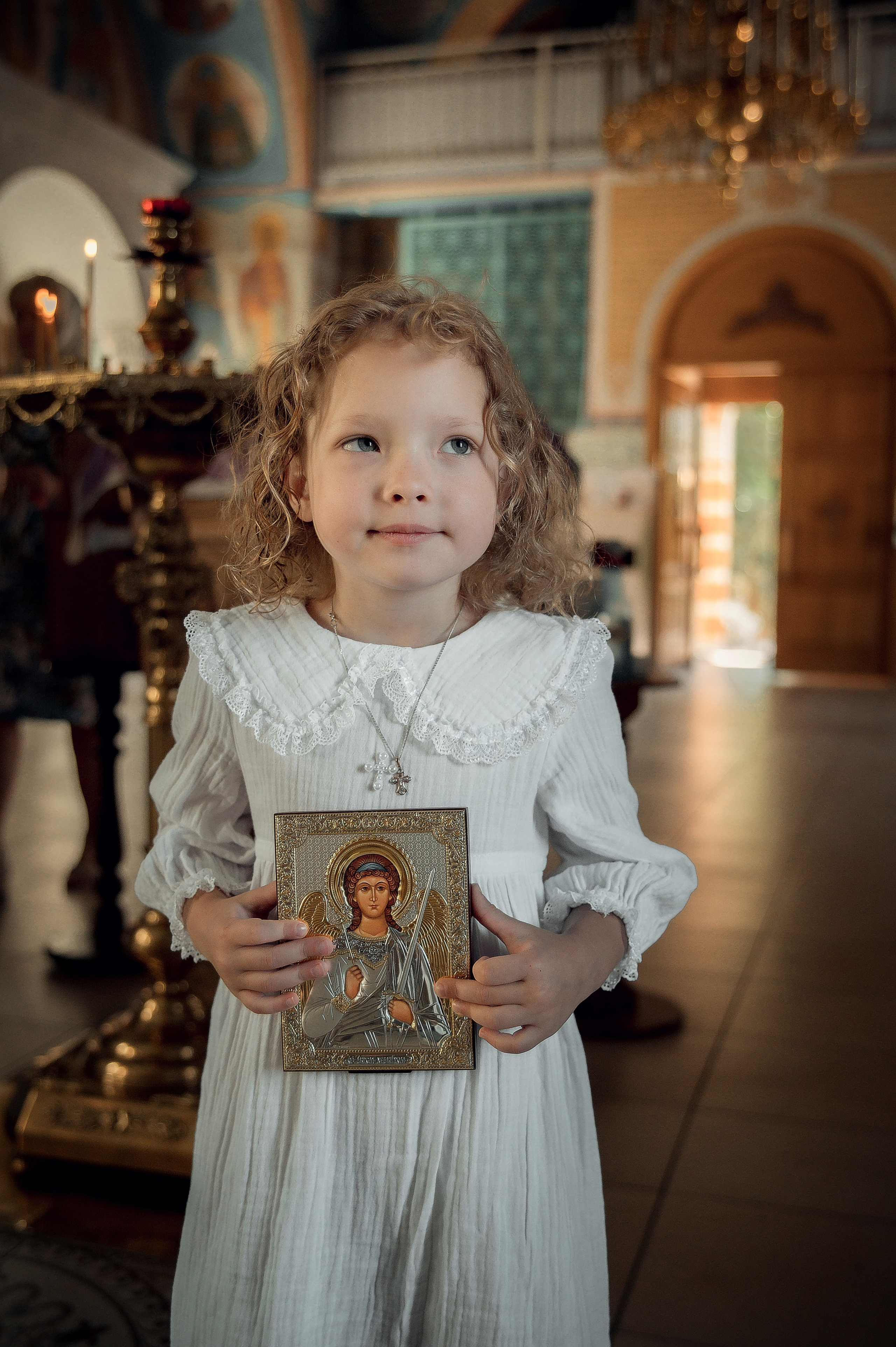 Таинство Крещения Арины, Церковь Всех Святых в Земле Российской г. Волгоград. Церковный, семейный и репортажный фотограф Волгоград, Волжский