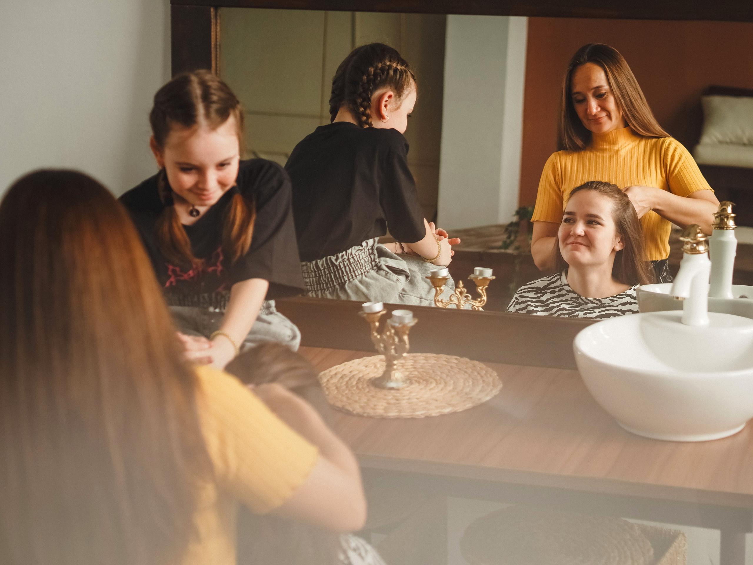 Гульнара Лилия и Алина. Семейный фотограф Ольга Барабанова