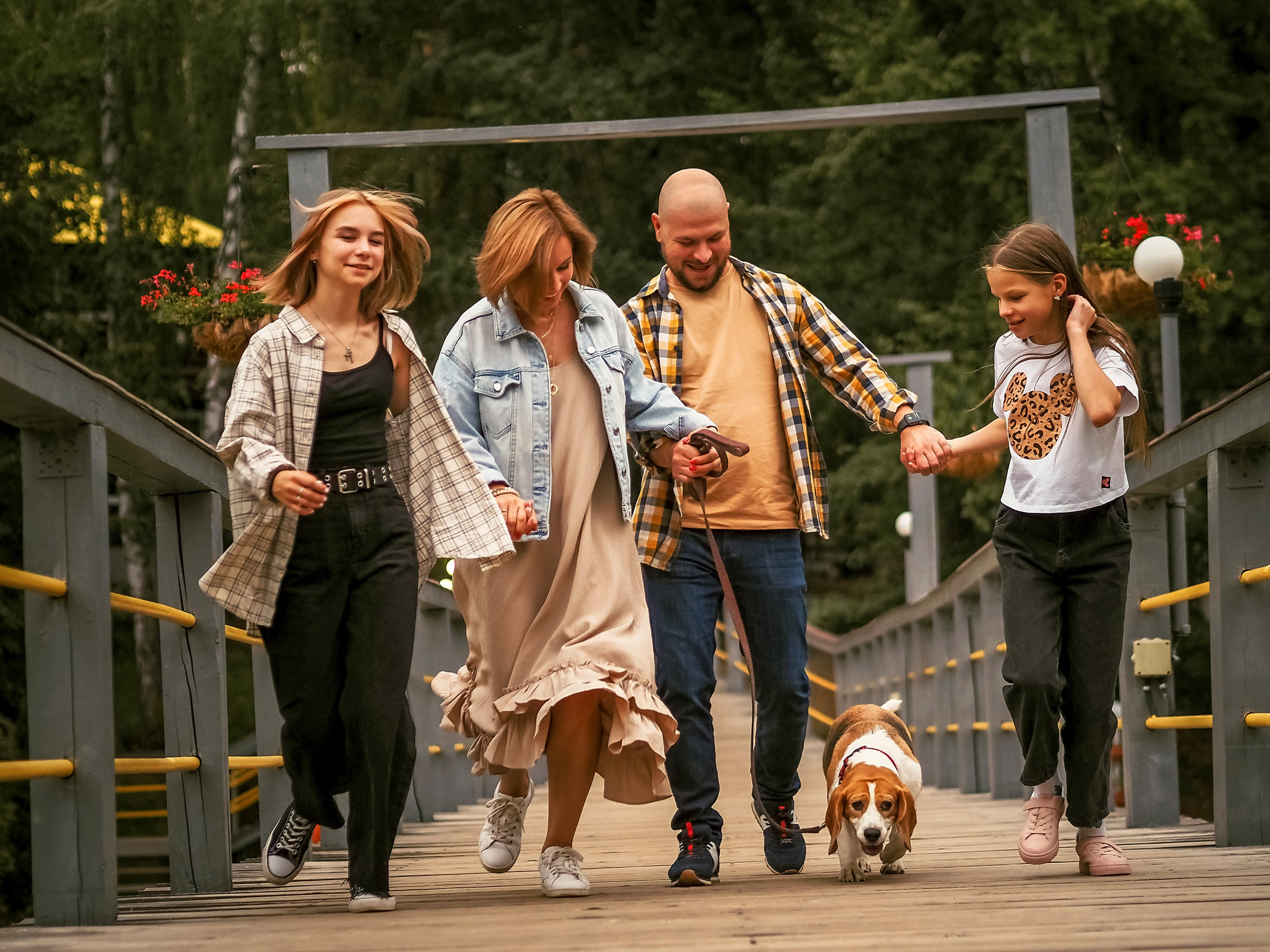 Дима Катя Алиса и Аня. Семейный фотограф Ольга Барабанова