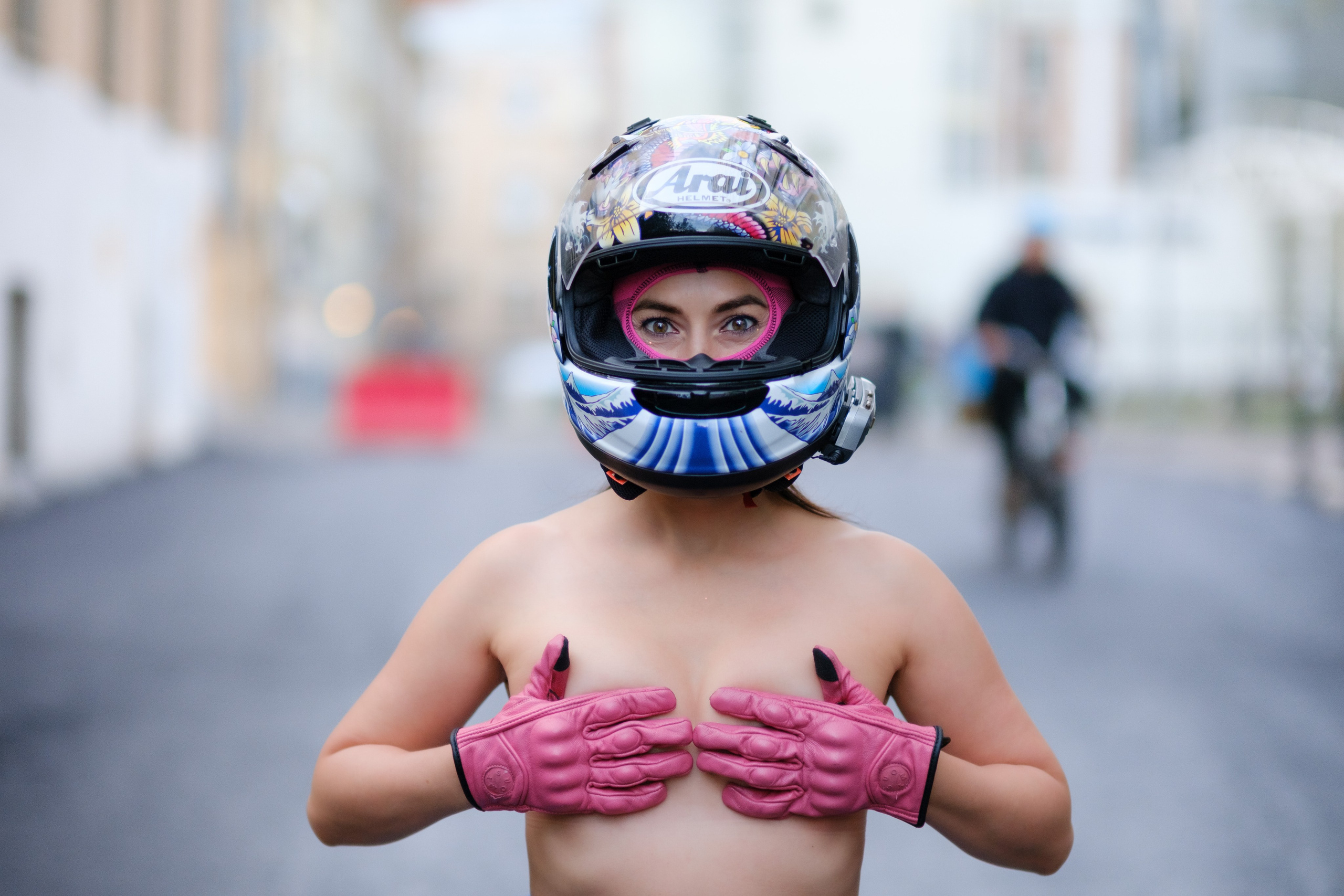 В шлеме. Фотограф Вячеслав Потемкин Москва